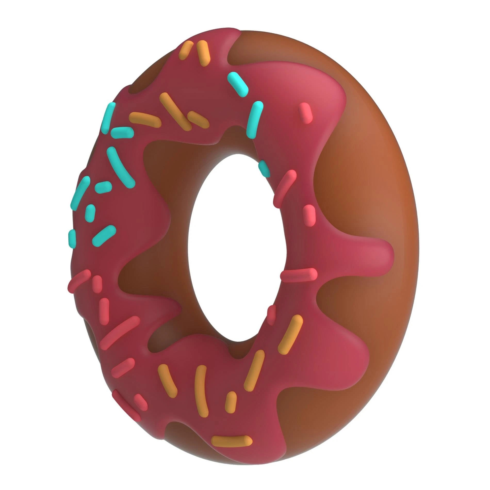 Anneau pénien en silicone Pretty Love Berry Super Donut
