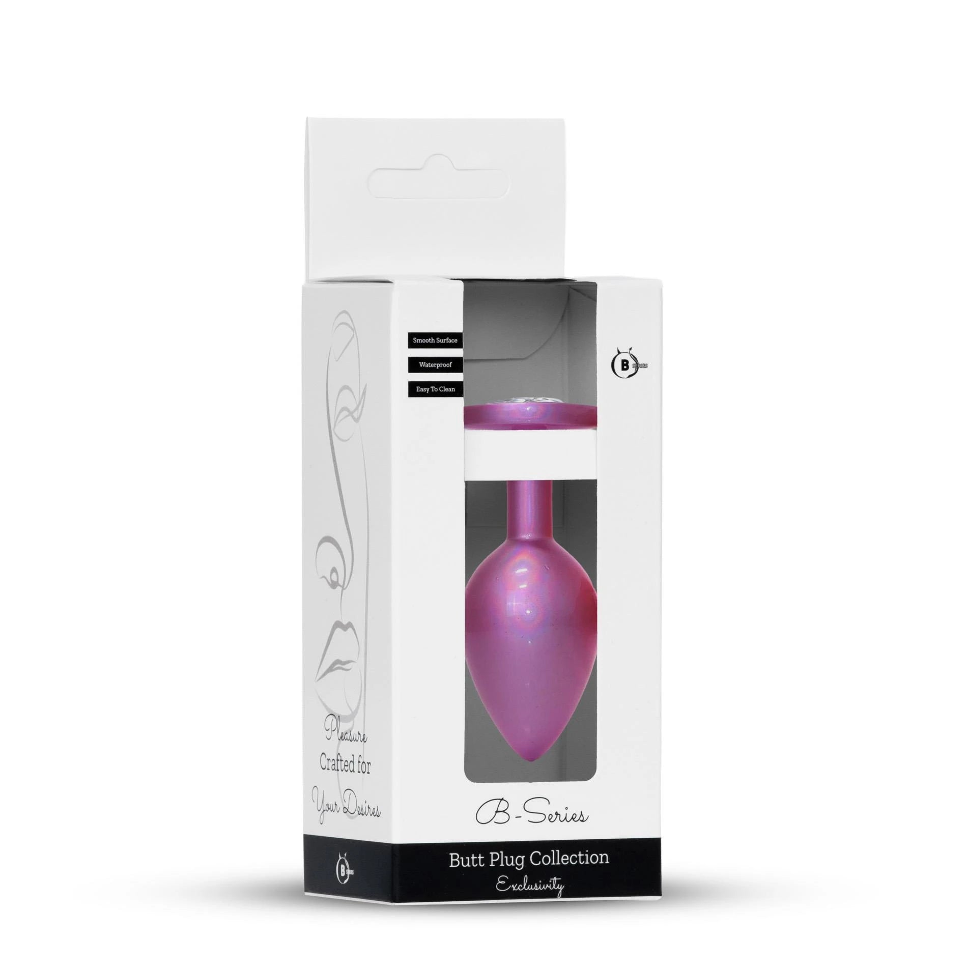 Plug-Jewellery Pearl Pink PLUG- Clear M