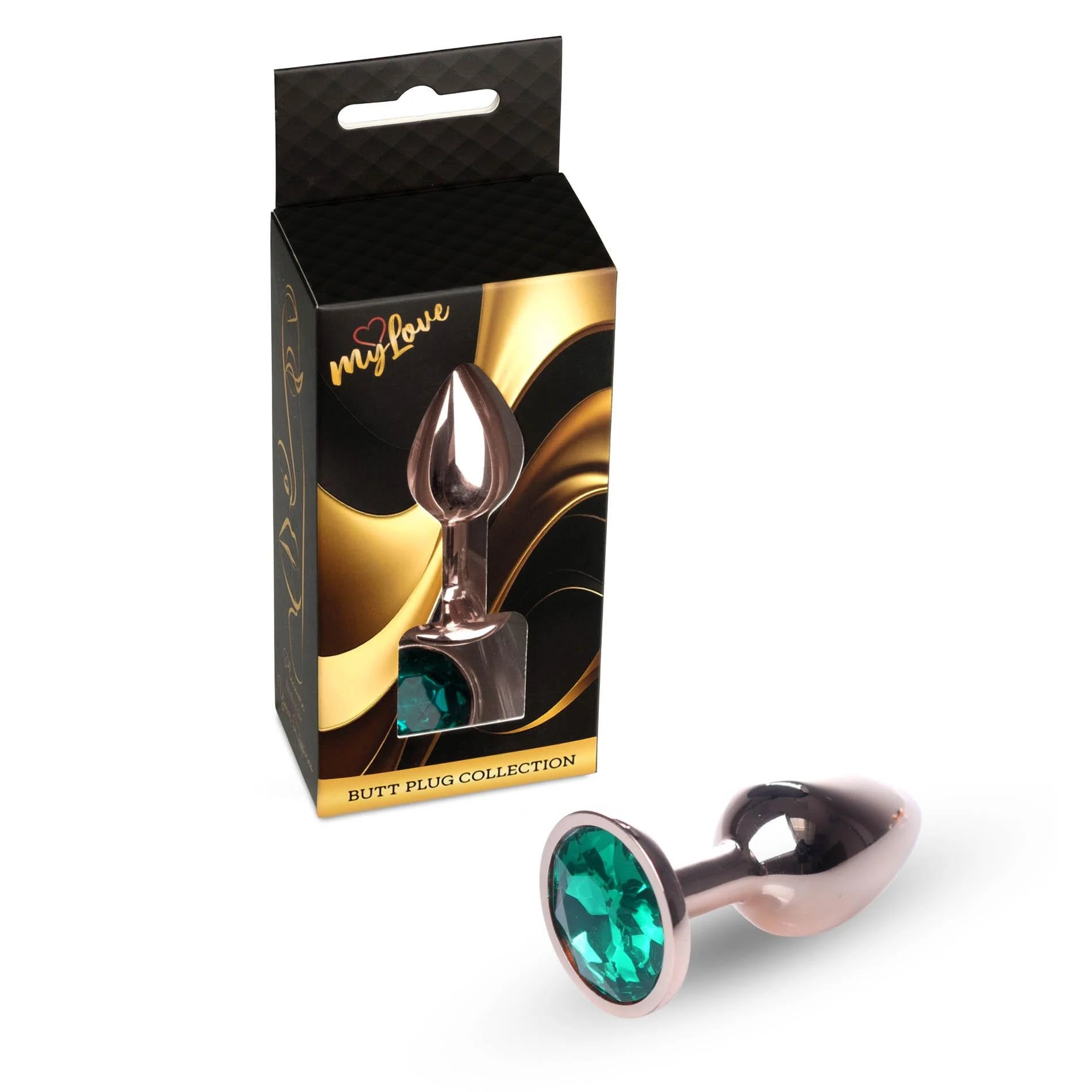 MyLove Toys - Jewellery Red Gold PLUG - Green
