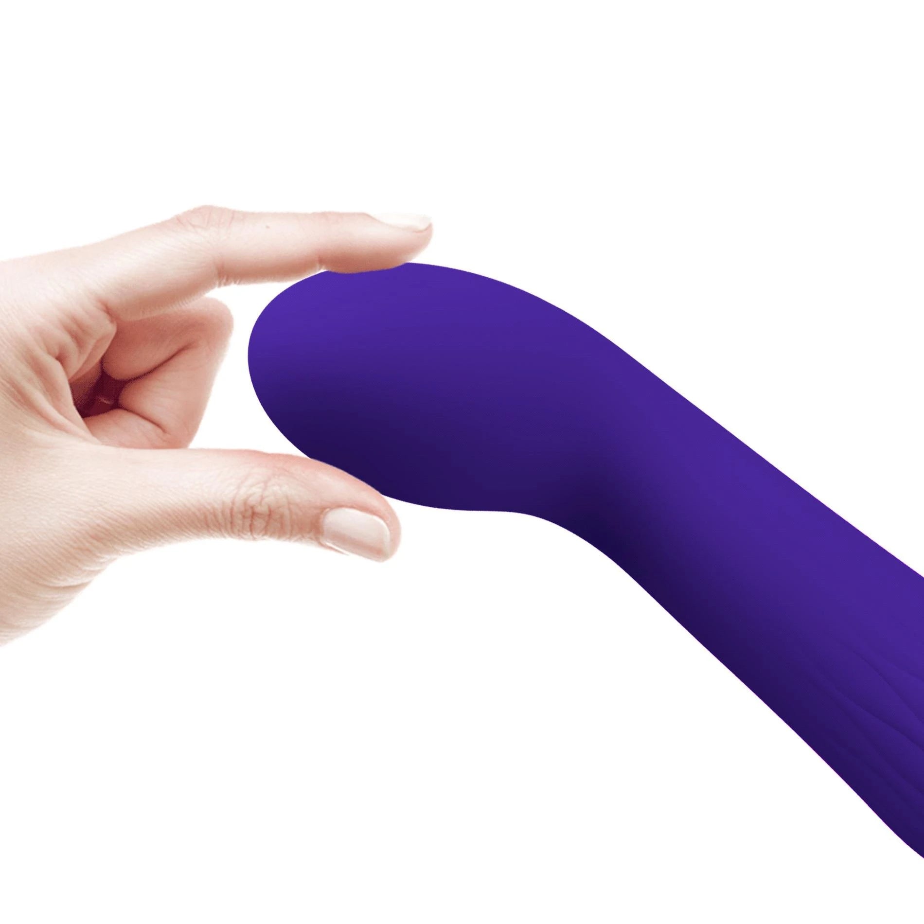 PRETTY LOVE - Faun Dark Purple, vibromasseur point G, 12 fonctions de vibration Fonction mémoire