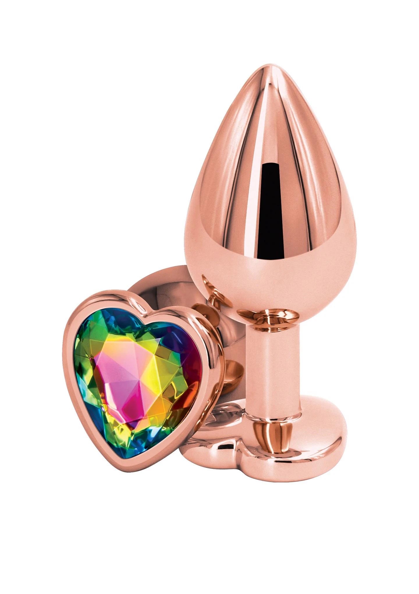 REAR ASSETS ROSE GOLD HEART M RAINBOW