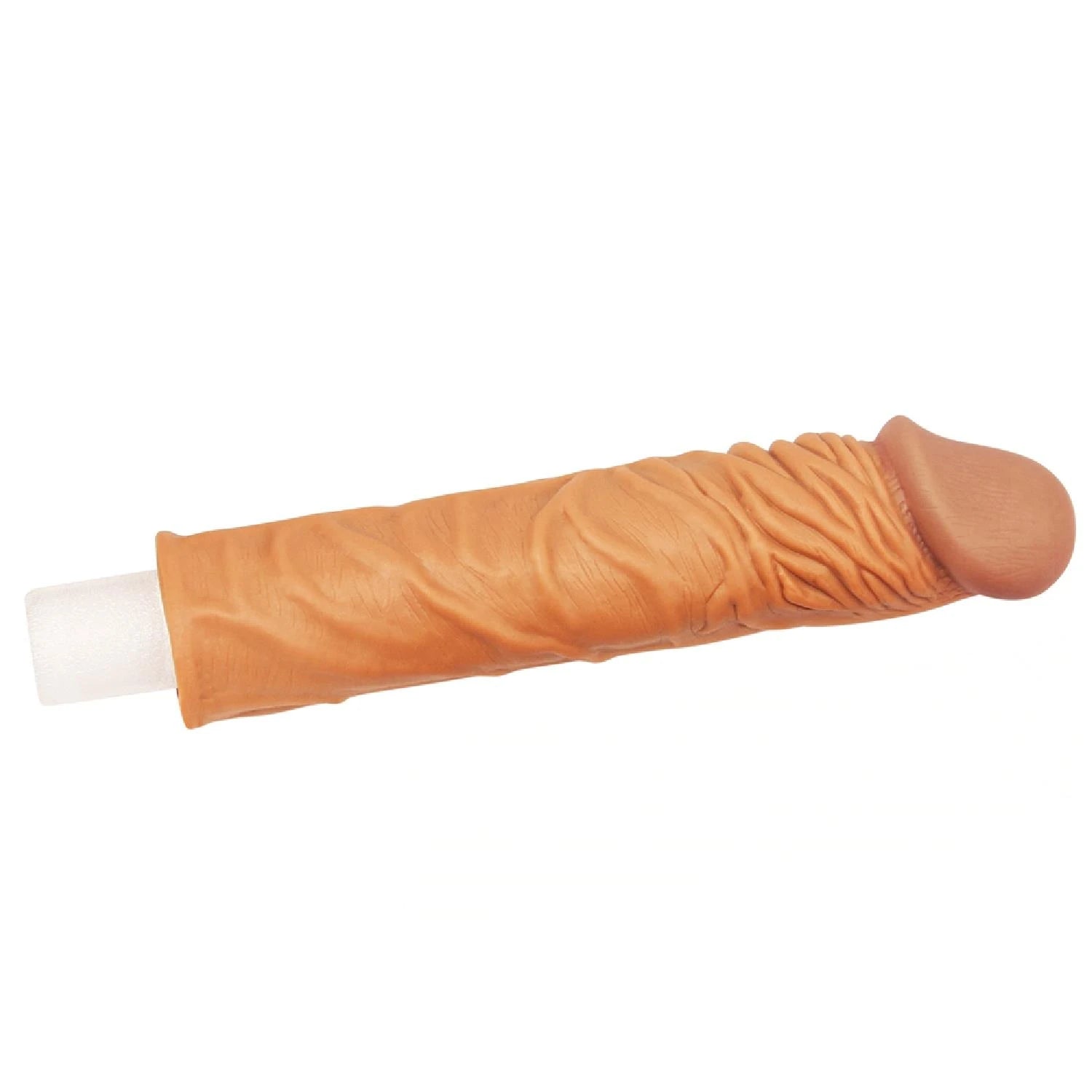 Add 2″ Pleasure X Tender Penis Sleeve Brown