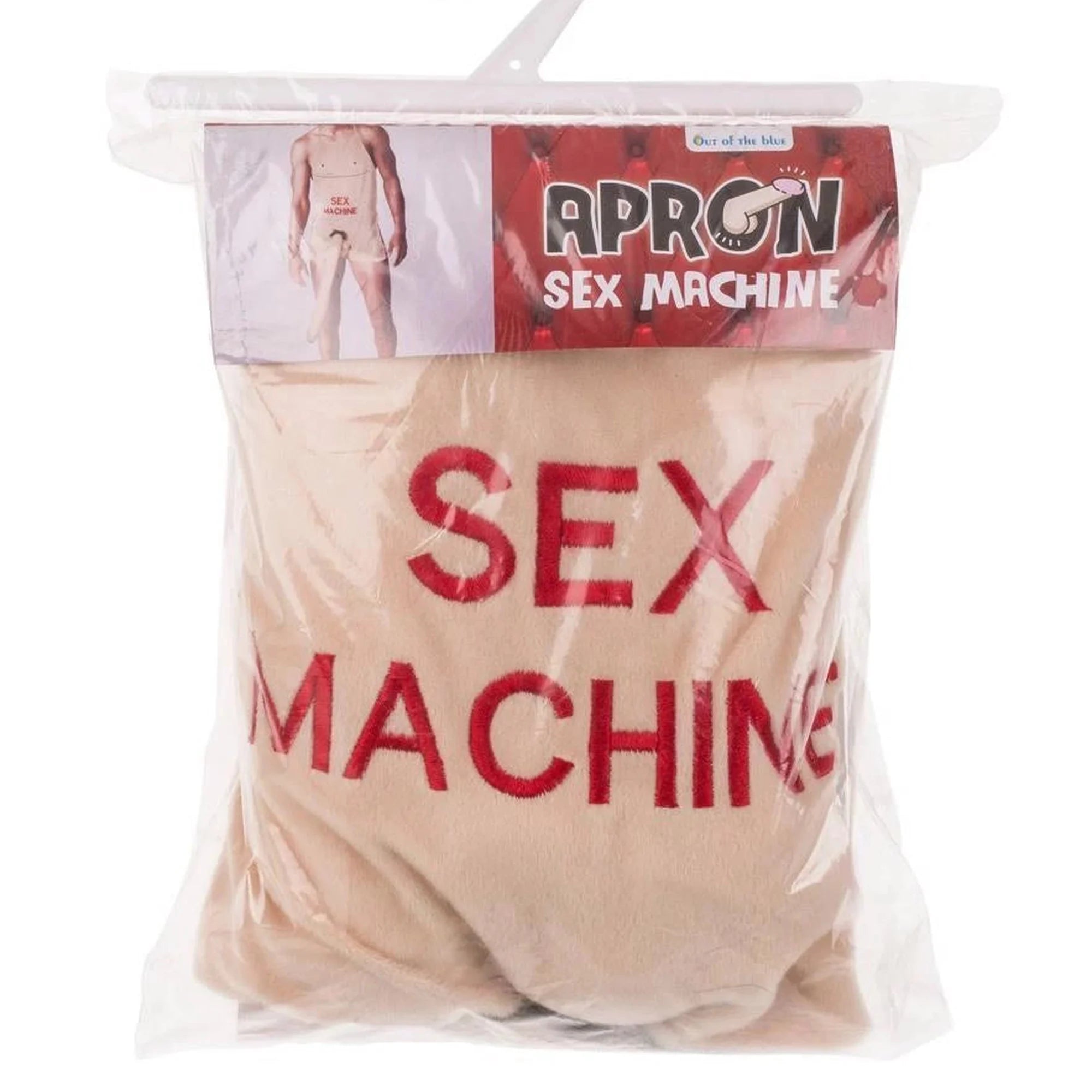 Apron with a plush penis