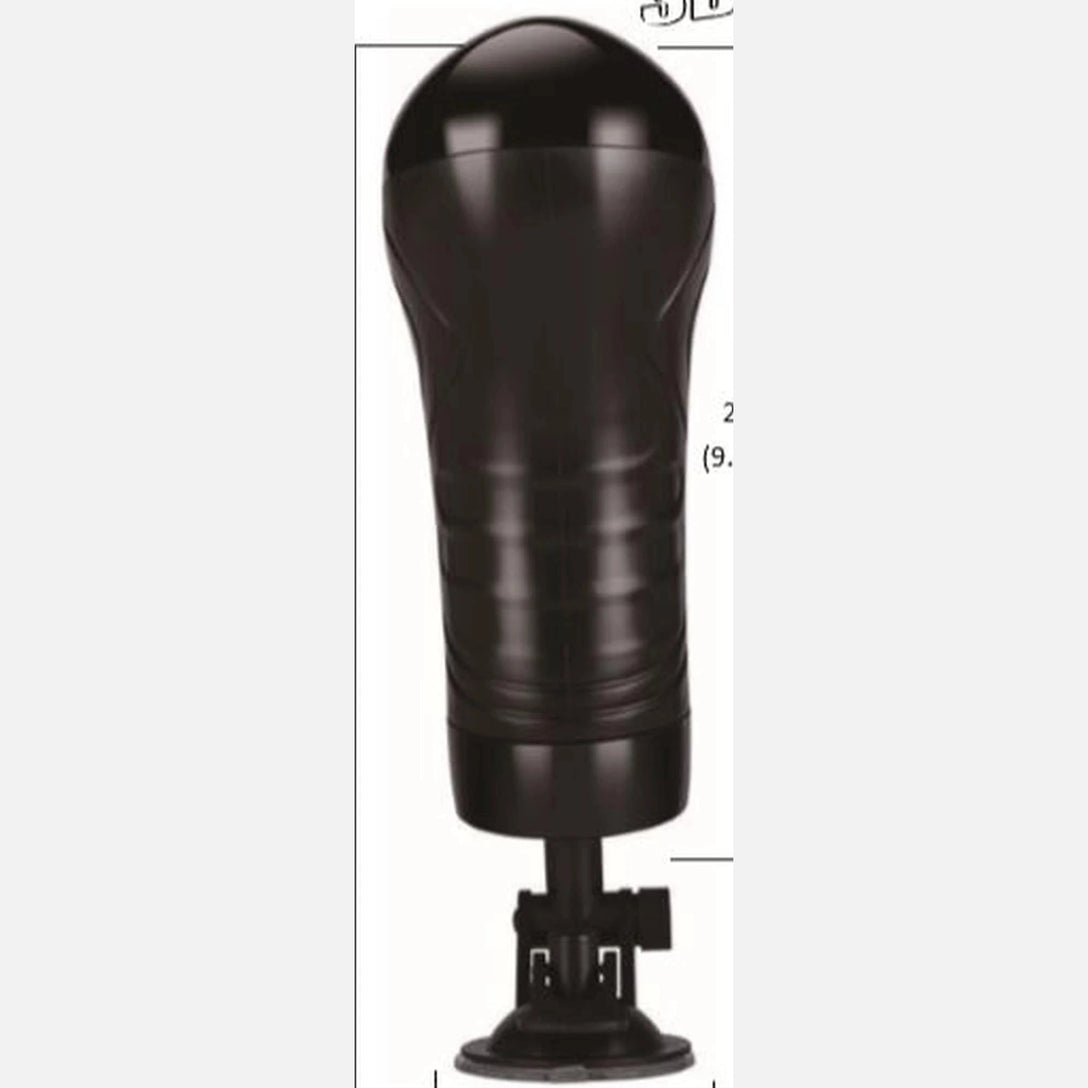Bull power black  wallmounted vibrating masturbator