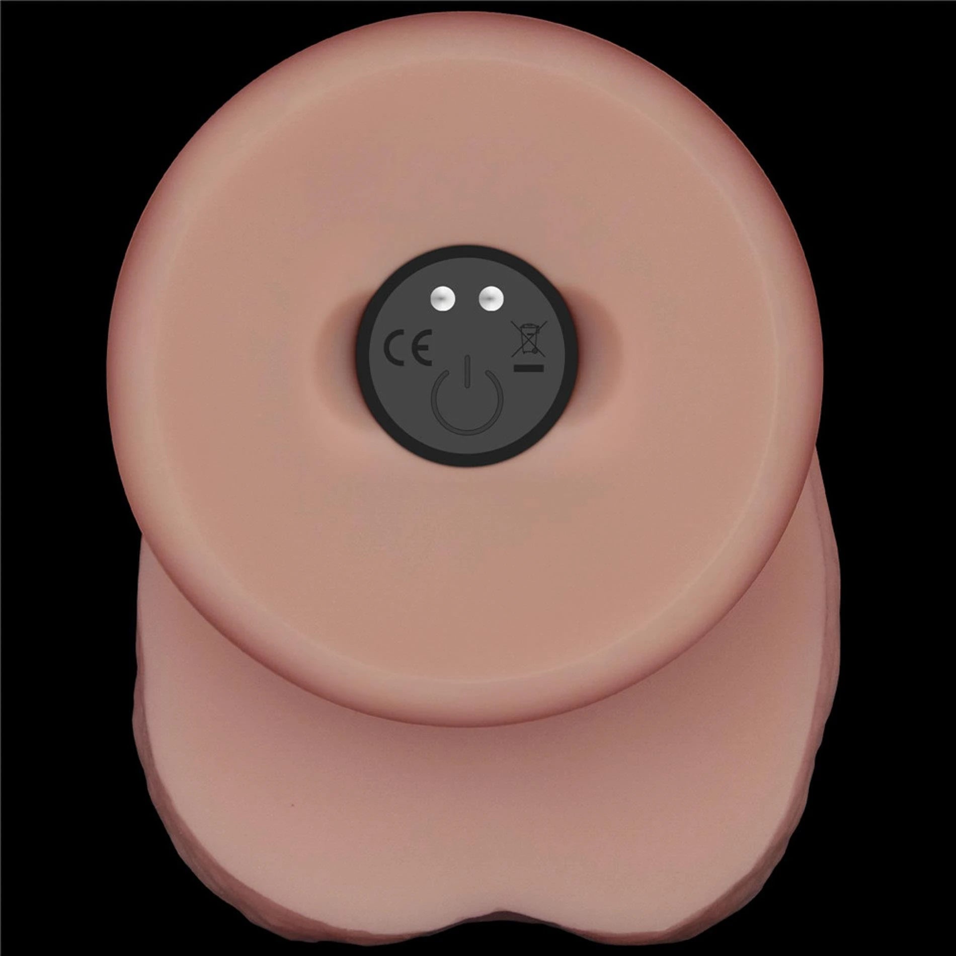 10" Vibrating Sliding Skin Pro II Dual Layer Silicone Dong