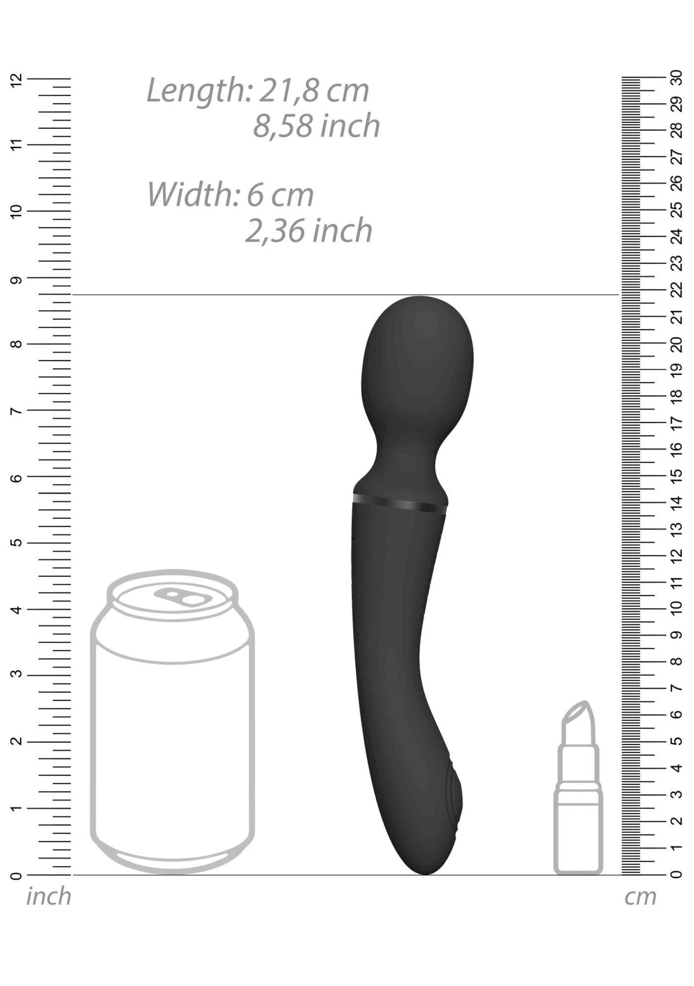 Nami - Pulse Wave  Vibrating Wand - Black
