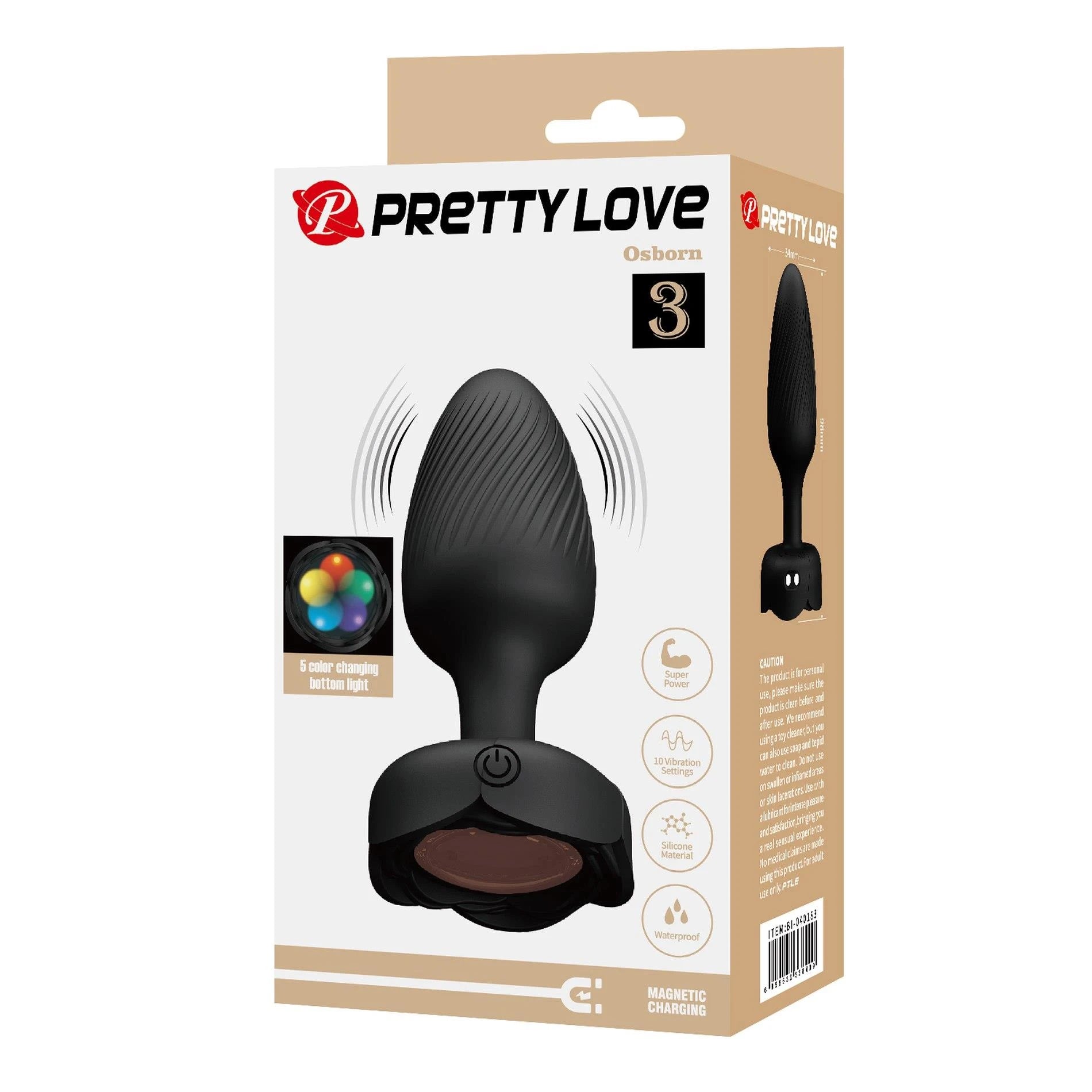 PRETTY LOVE - Osborn, 10 Vibrations, Silicone