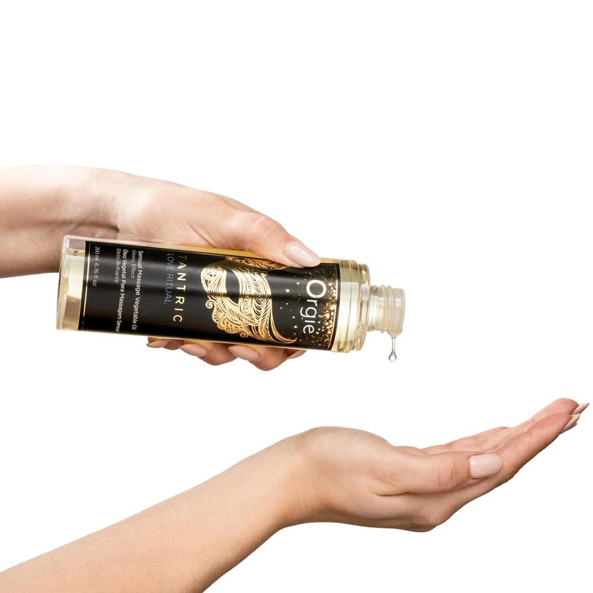 Tantric Love Ritual - Shining Effect Massage Oil - 7 fl oz / 200 ml