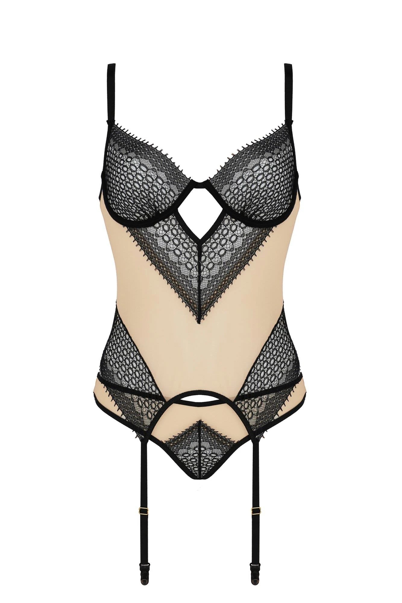 Lingerie-DENERYS CORSET beige S/M