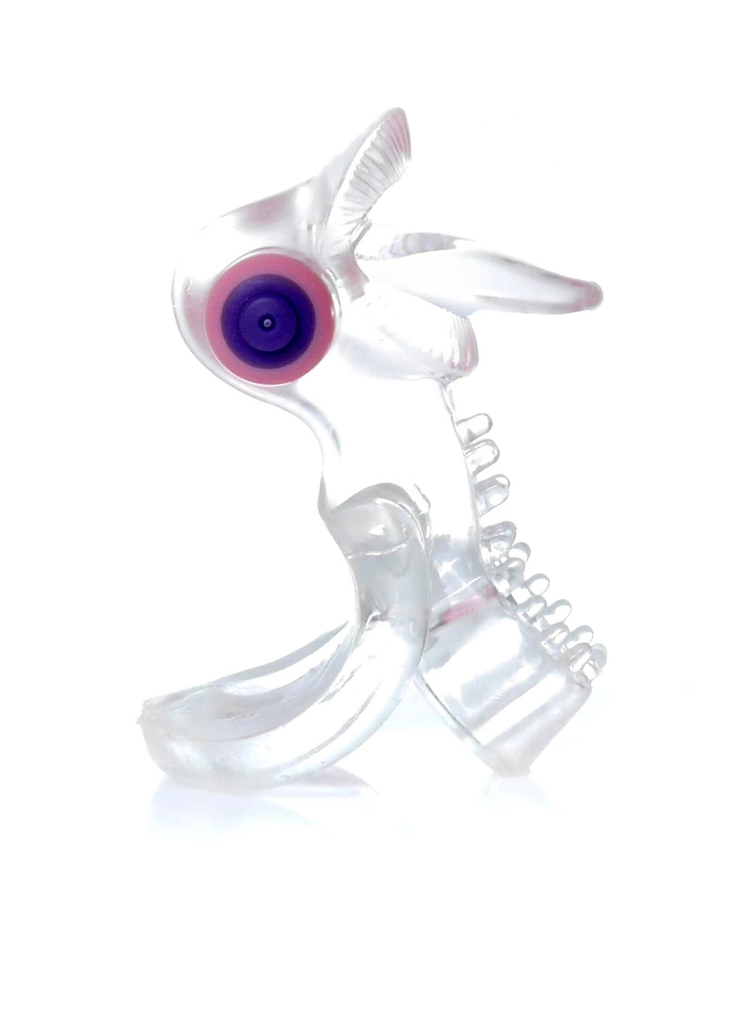 Ring-Tongue Vibro CockRing Clear