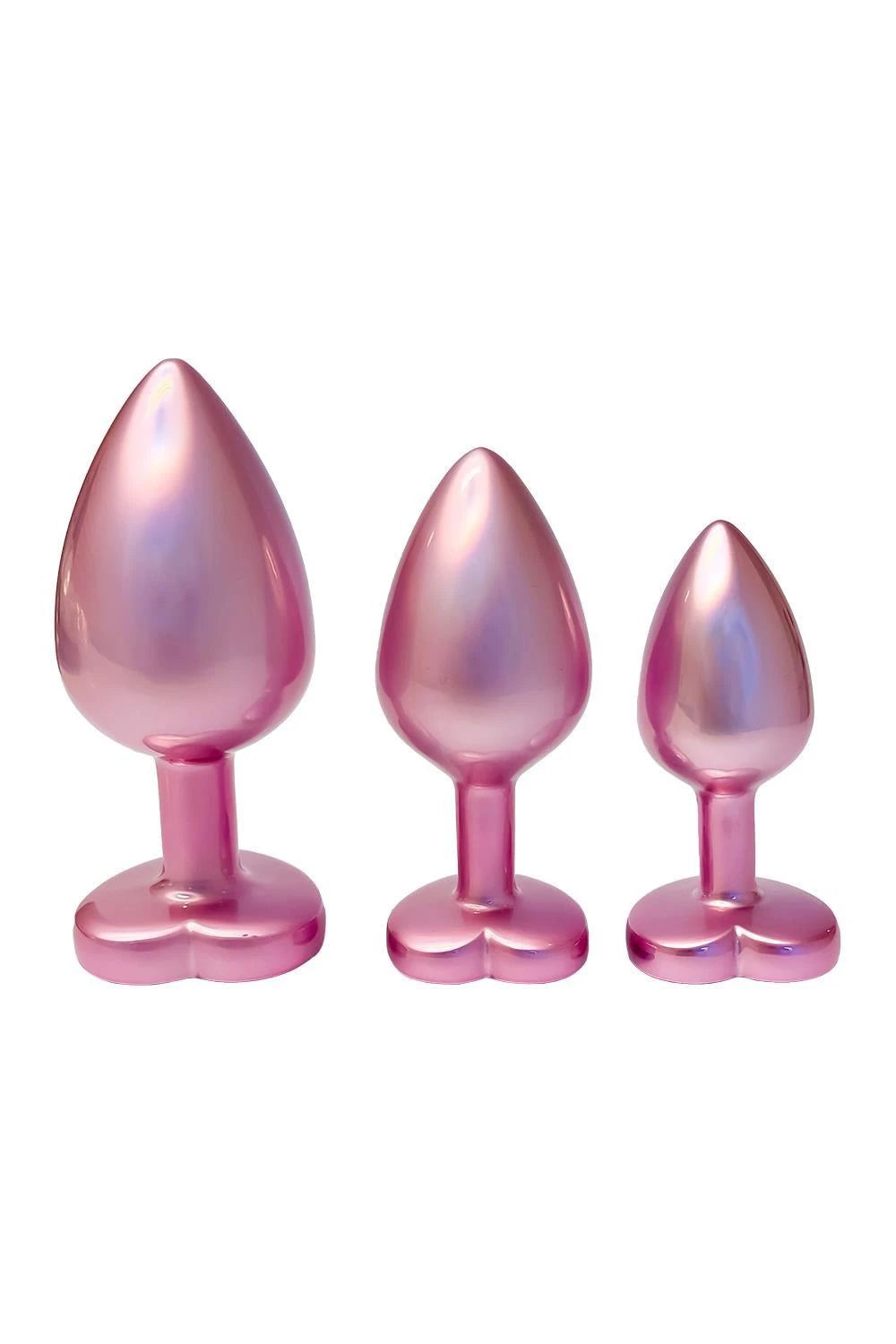 SET DE PLUGS ROSE MATT "GLEAMING LOVE"