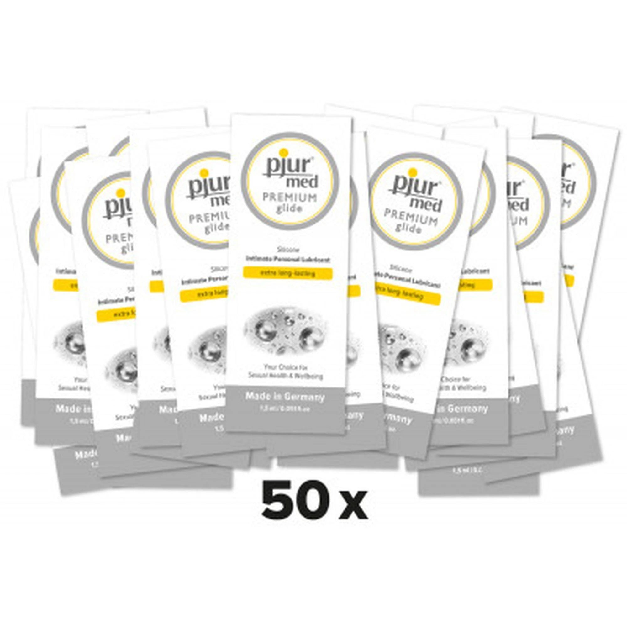 Żel-pjur Med Premium glide 1.5ml.-siliconebased lubricant - 50 sztuk