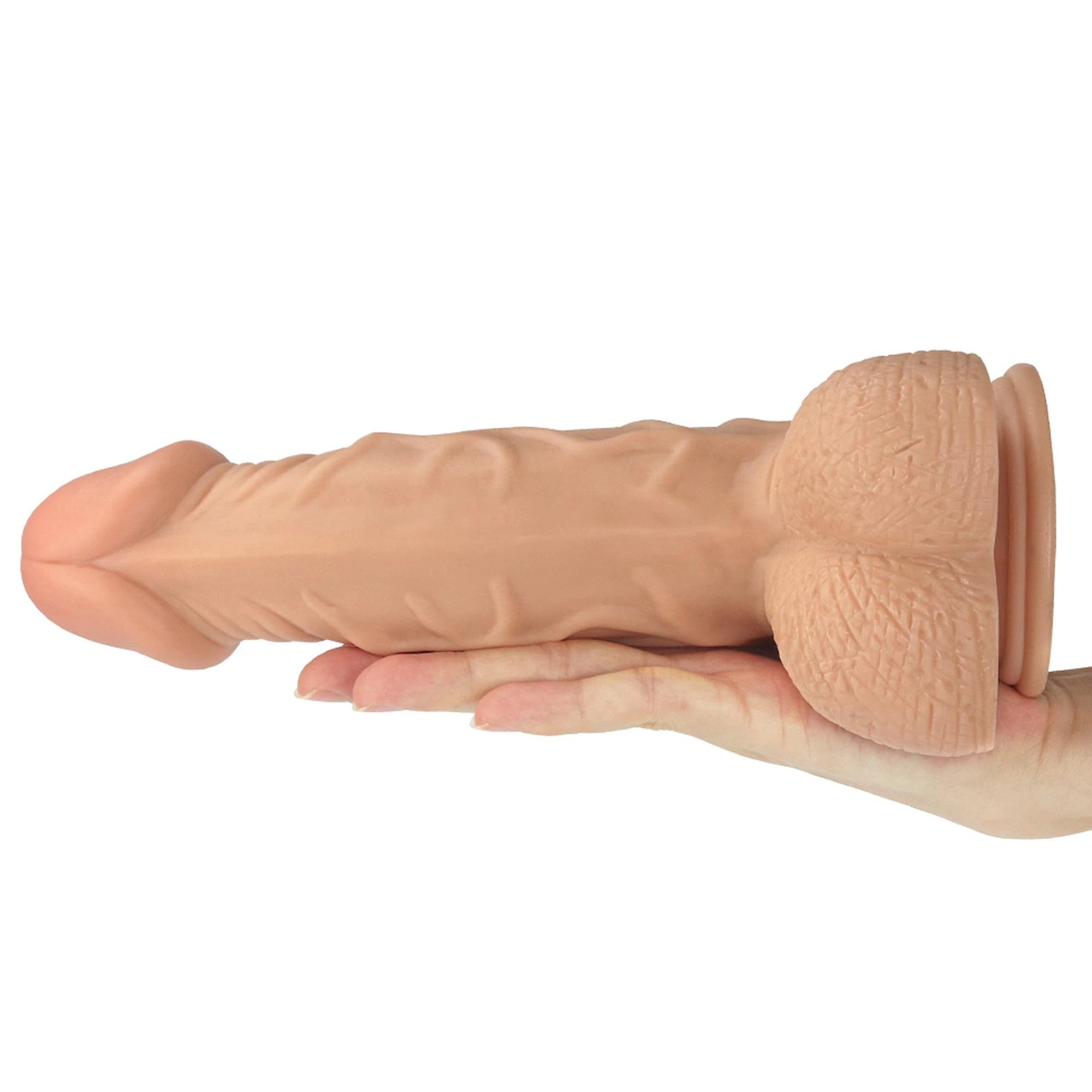 9″ Real Extreme Dildo Flesh