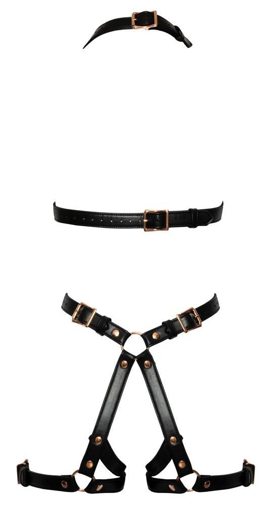 Harnais Bad Kitty S/M rose