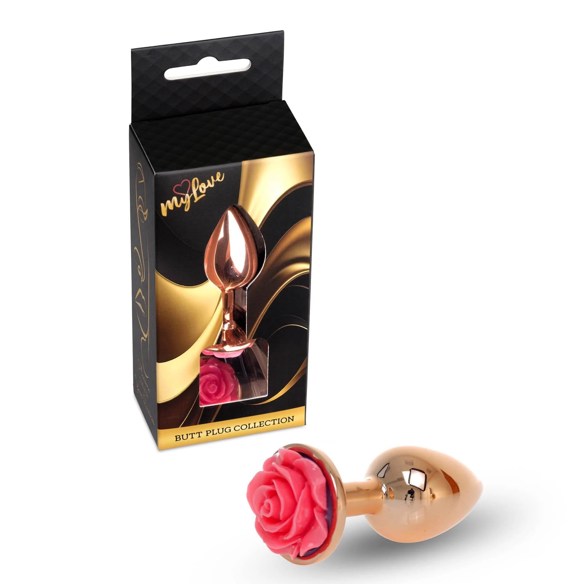 MyLove Toys - Jewellery Red Gold PLUG ROSE - Pink