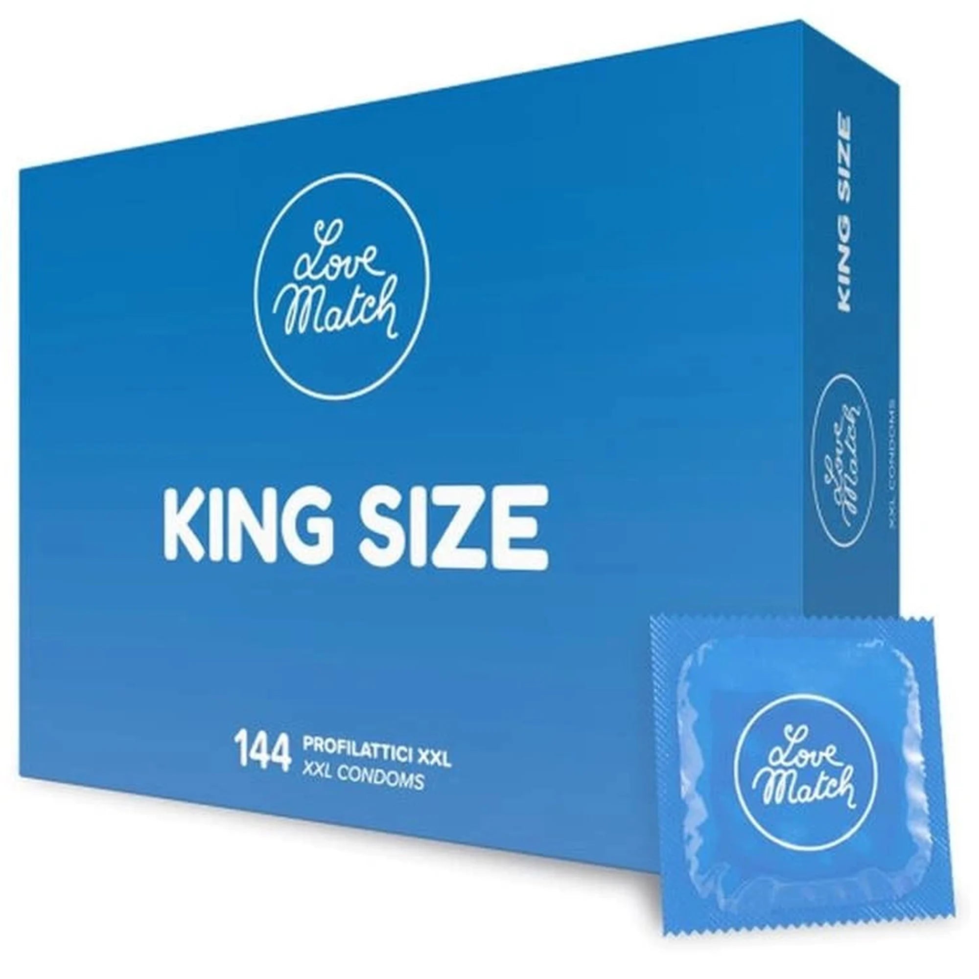 King Size - Condoms - 2.4 / 60 mm - 144 Pieces