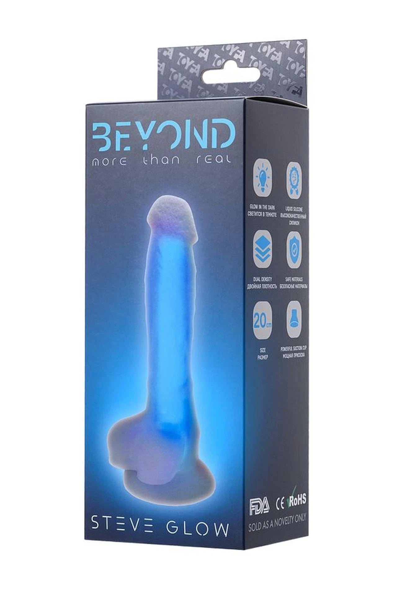 BEYOND BY TOYFA  Steve Glow Blue 14.5cm