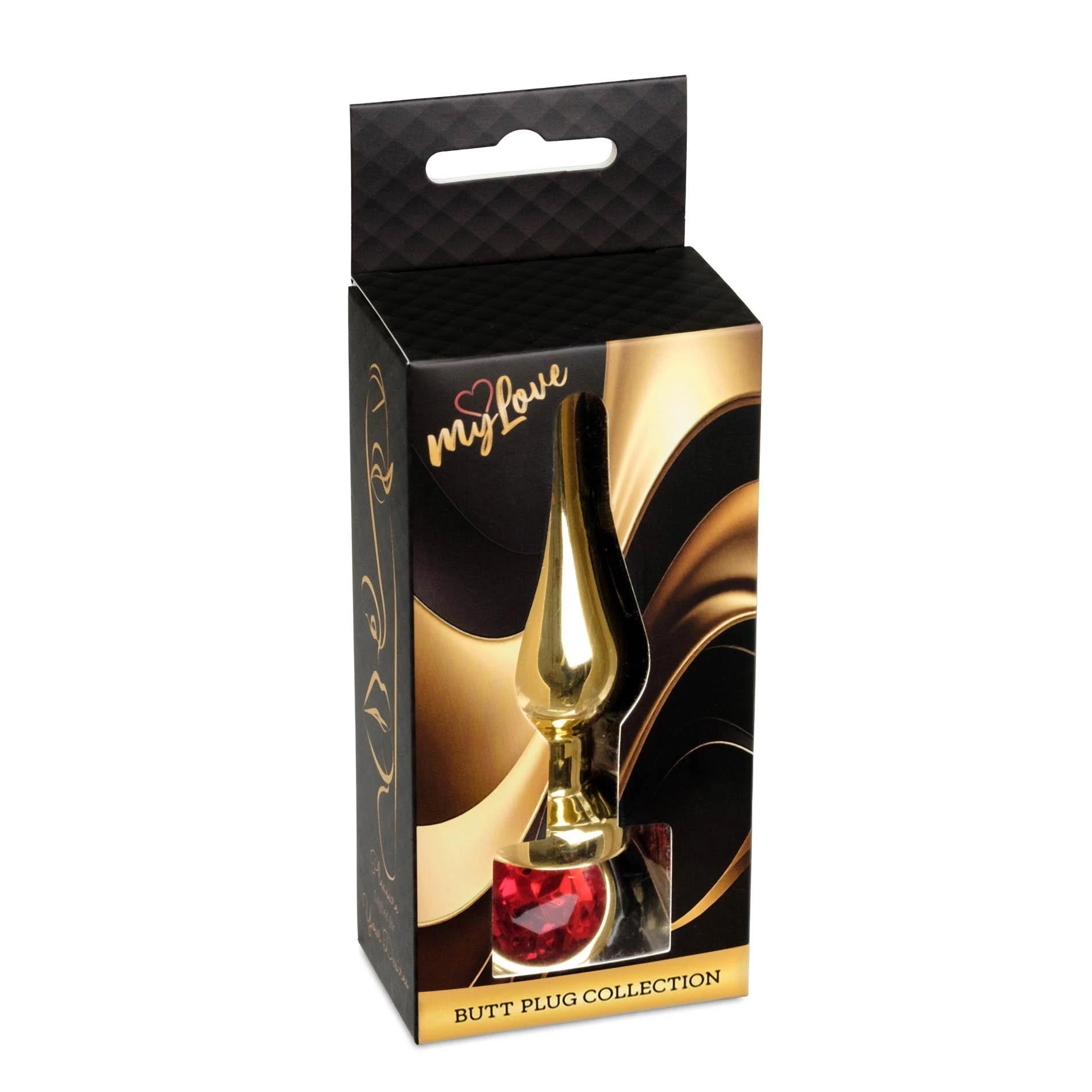 MyLove Toys - Bijoux Gold BUTT PLUG- Rouge
