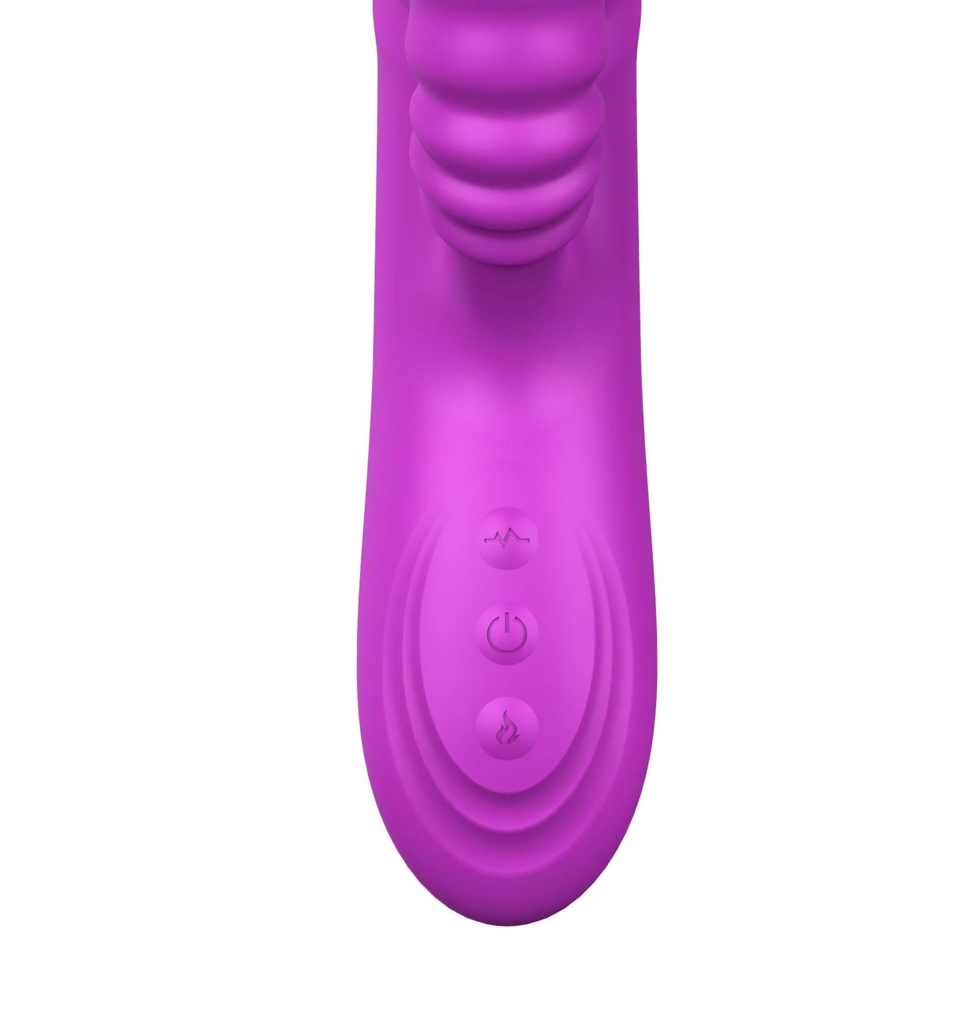 Vibreur Angélia USB 3 fonctions de pénétration / 20 vibrations Violet