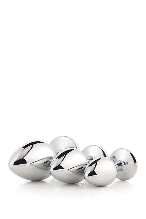 ENSEMBLE DE PLUGS GLEAMING LOVE EN ARGENT