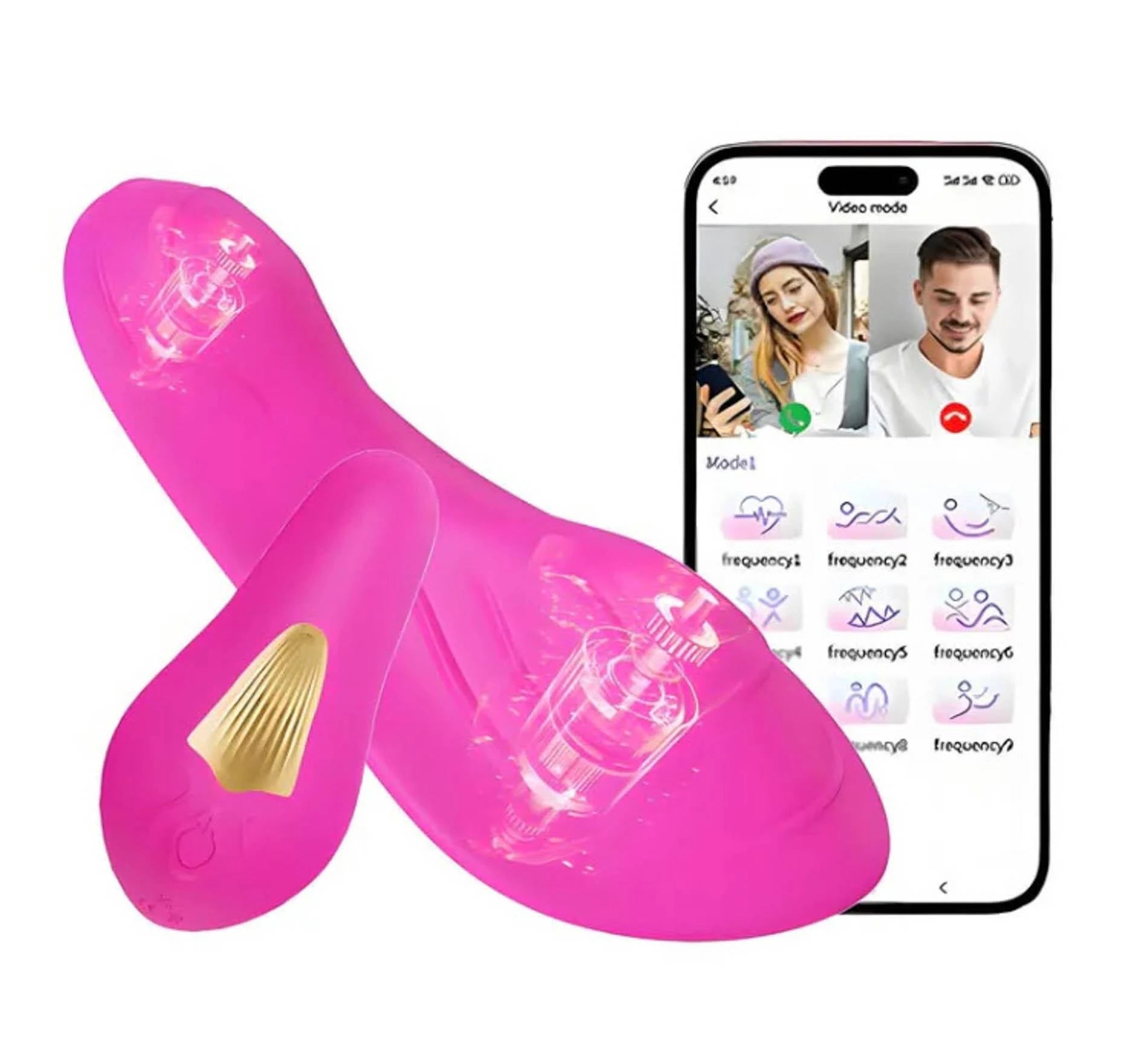 Power Escorts - VIVI - App Remote Panty Vibe - Red