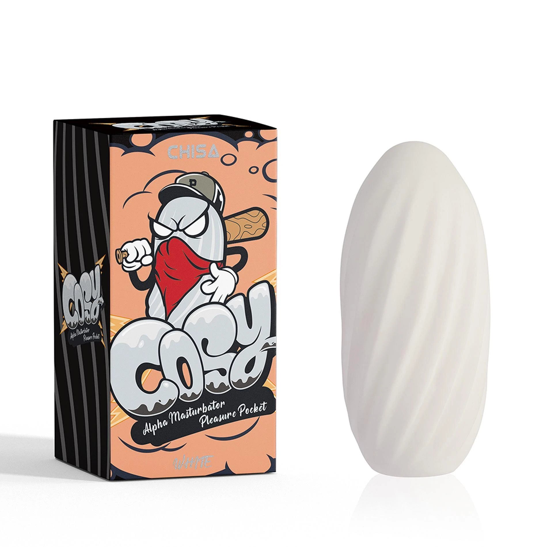 Alpha Masturbator Pleasure Pocket-Blanc