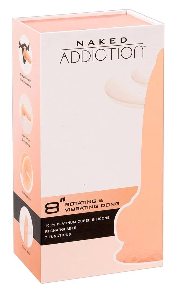 8" Rotating & Vibrating Dong