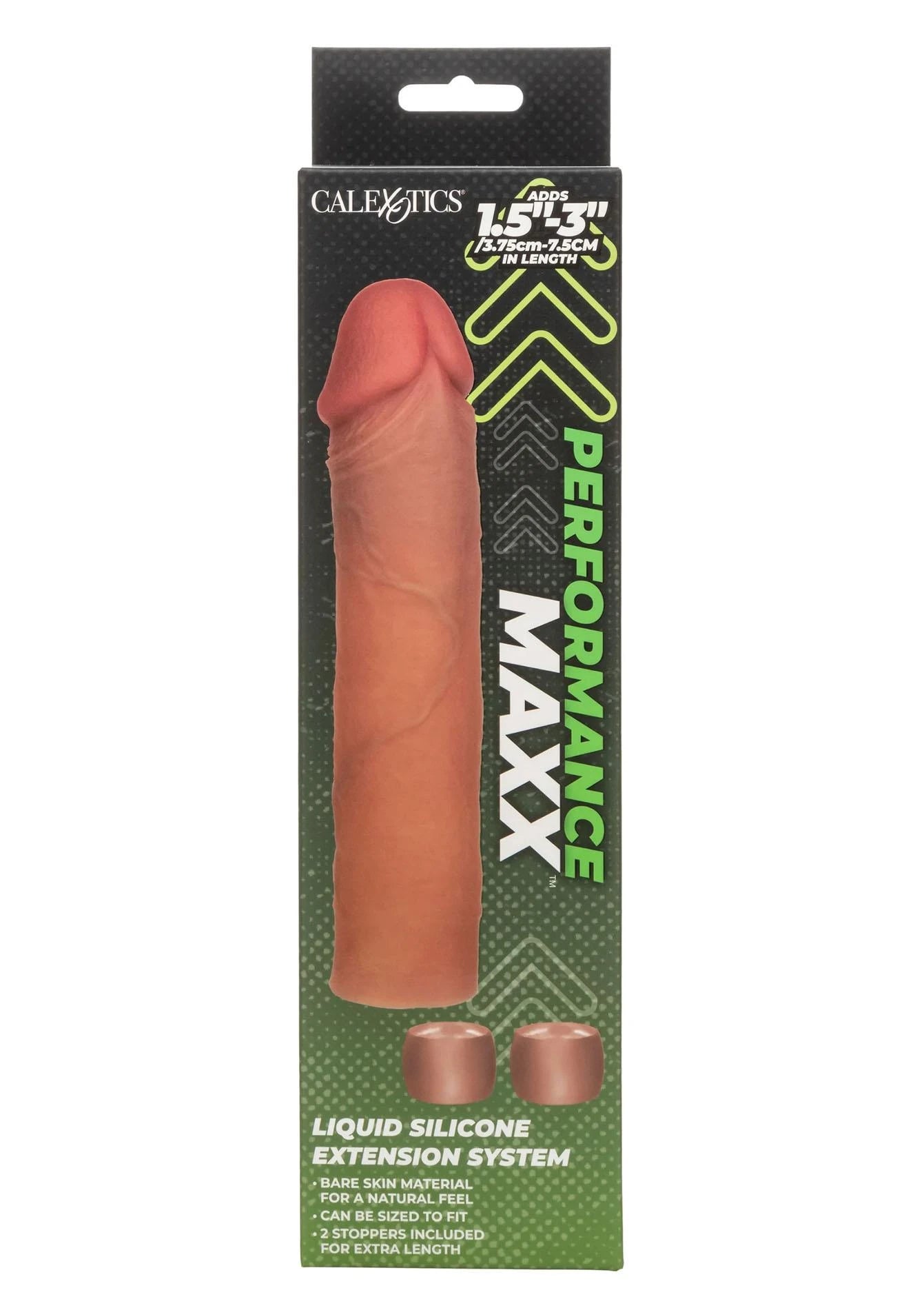 Système d'extension de pénis en silicone 20.25cm Caramel