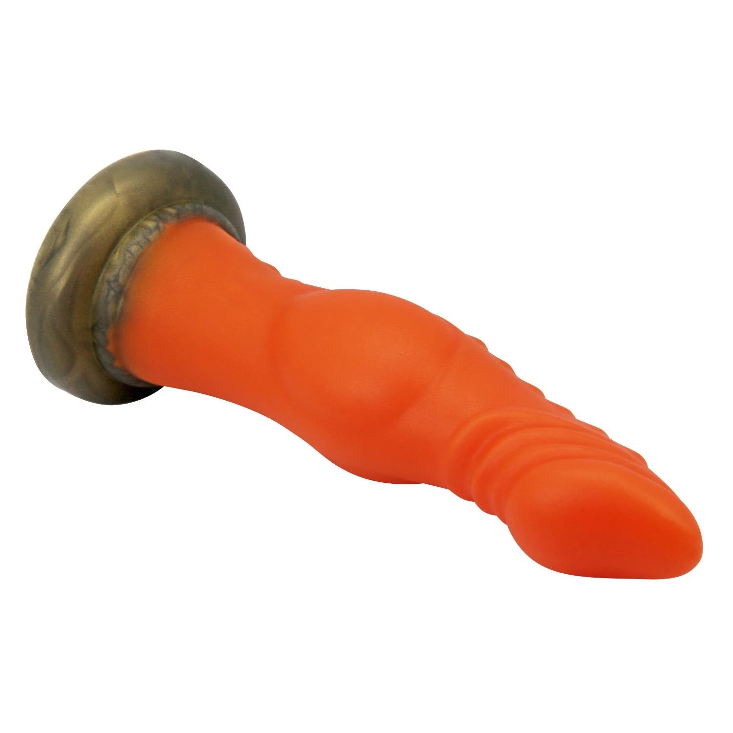 Power Monsters Blazeheart Charger – Gode en silicone strié monstre de 18,5 cm