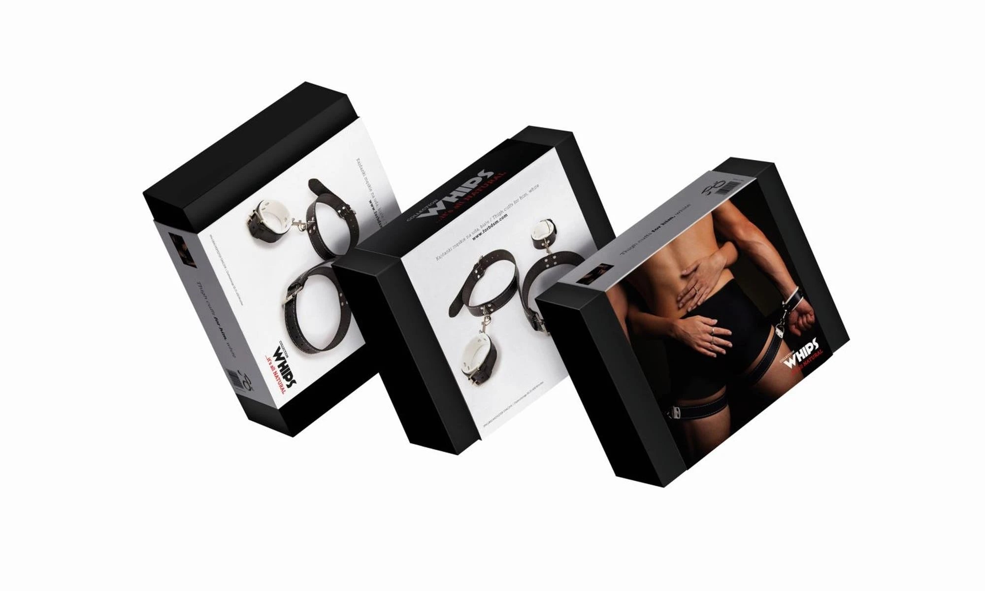 Thigh Cuffs - Men's Thigh Cuffs, White