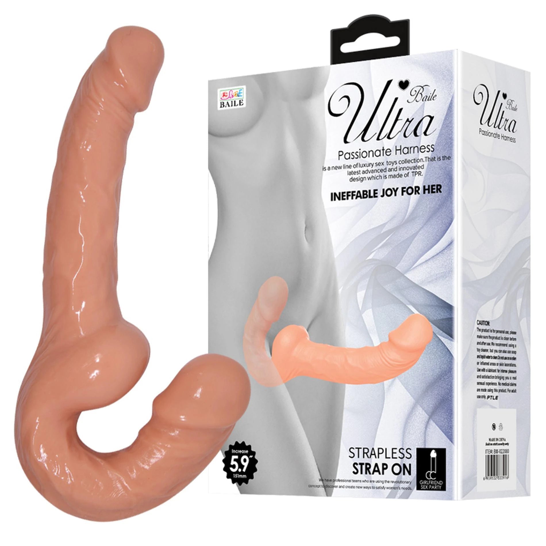 BAILE- STRAPLESS Sangle Dildo