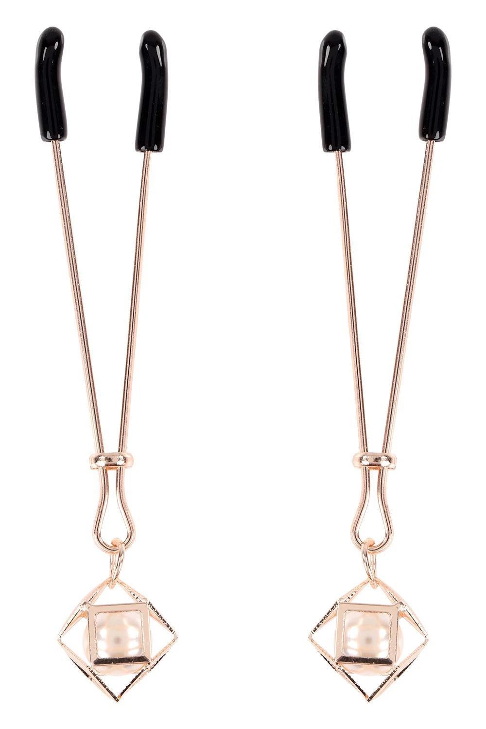 SEX AND MISCHIEF BRAT PEARL NIPPLE CLIPS
