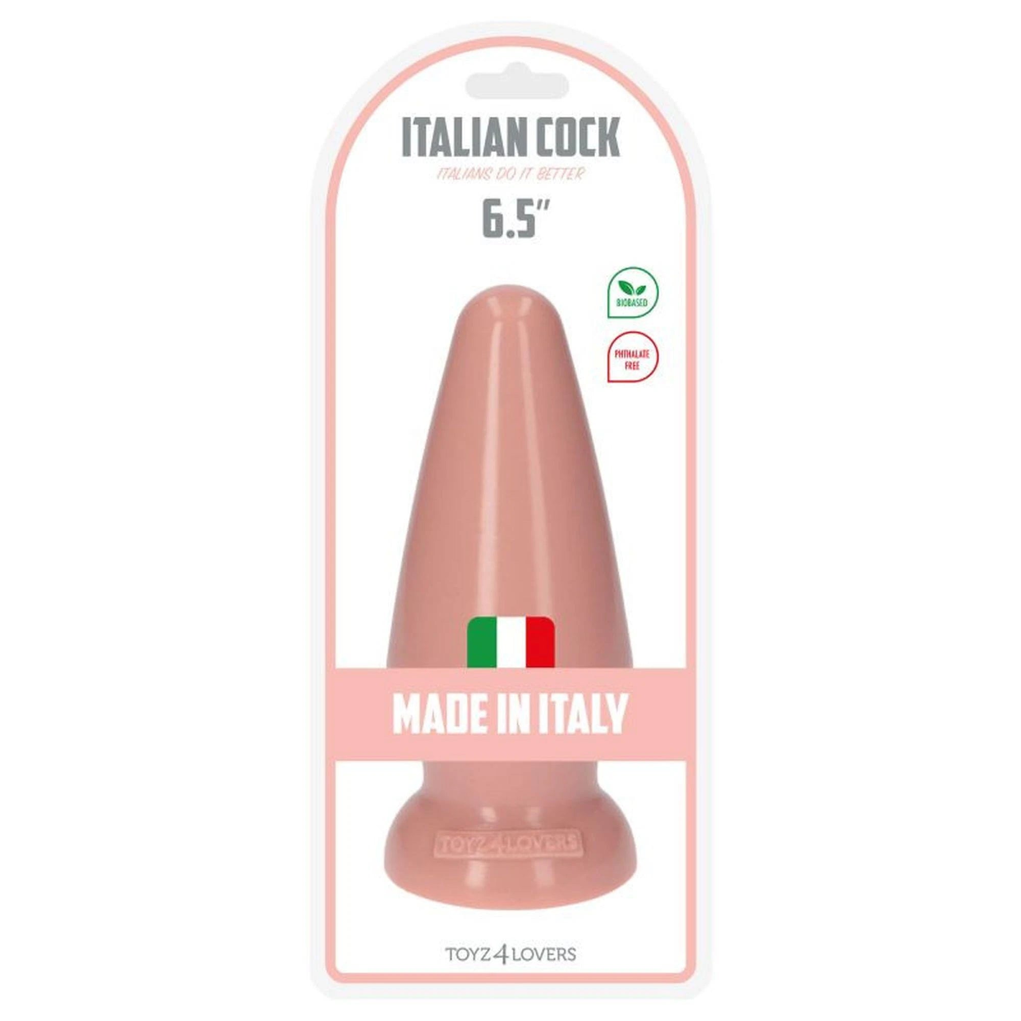 Plug-Italian Cock 6.5″Flesh