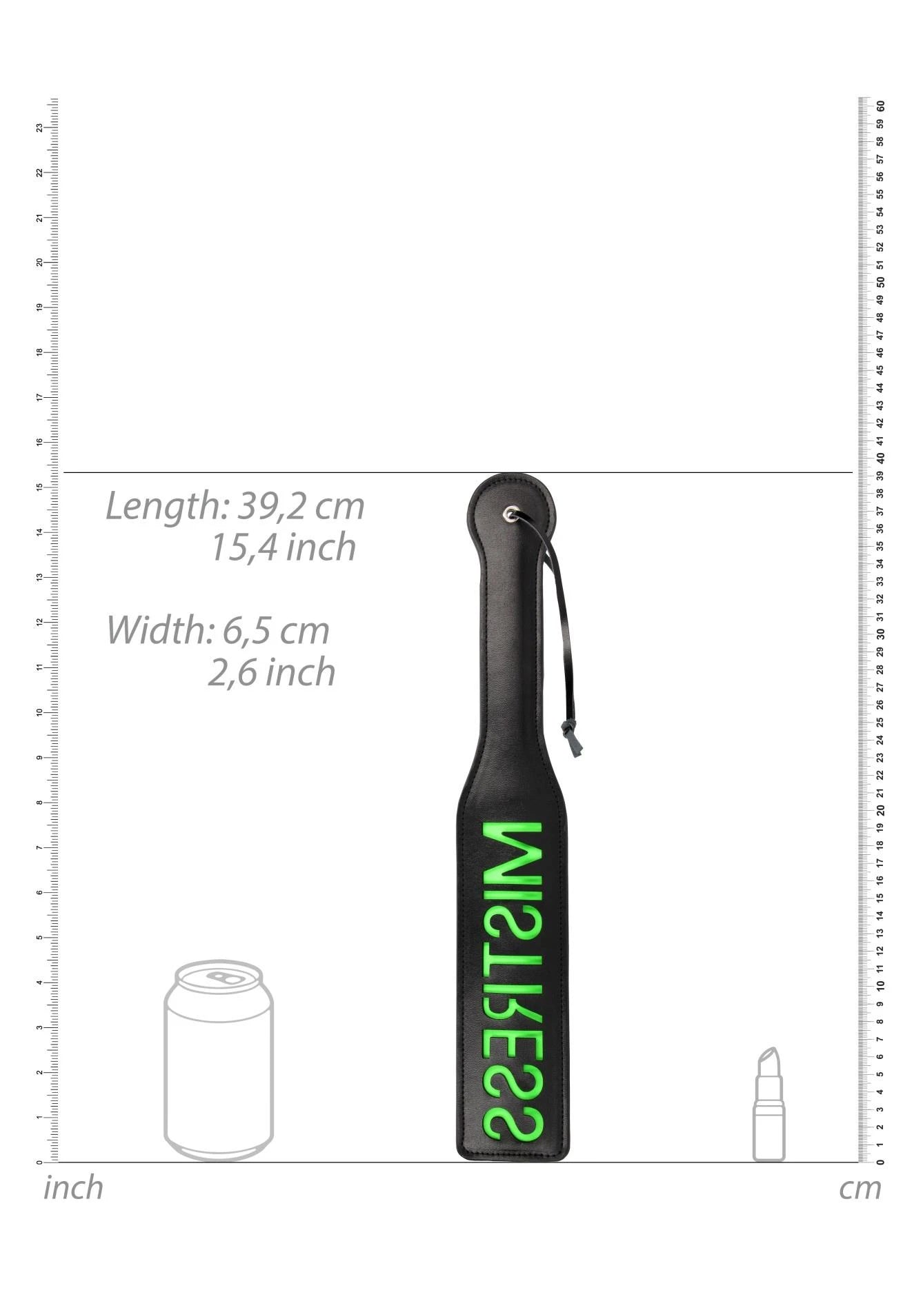 Pagaie « Maîtresse » - Fluorescent - Noir/Vert fluo