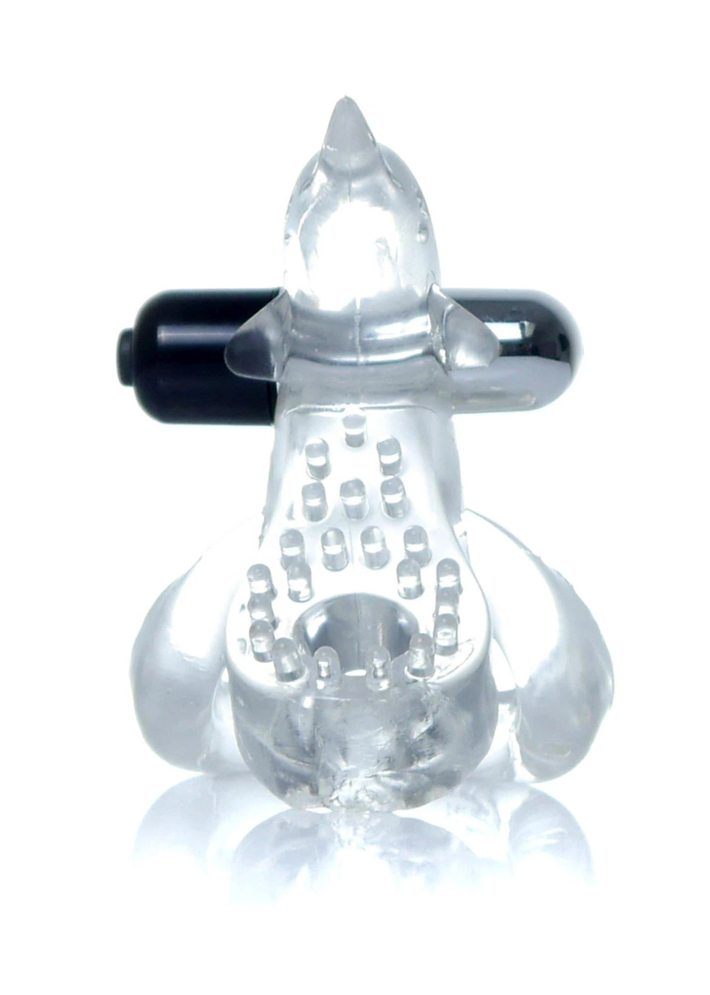 Ring-Dolphin Vibro CockRing Clear
