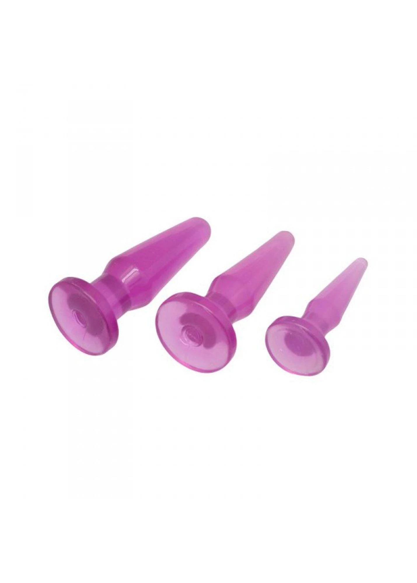Plug-TPE PLUG ANAL 3 TAILLES/ ENSEMBLE