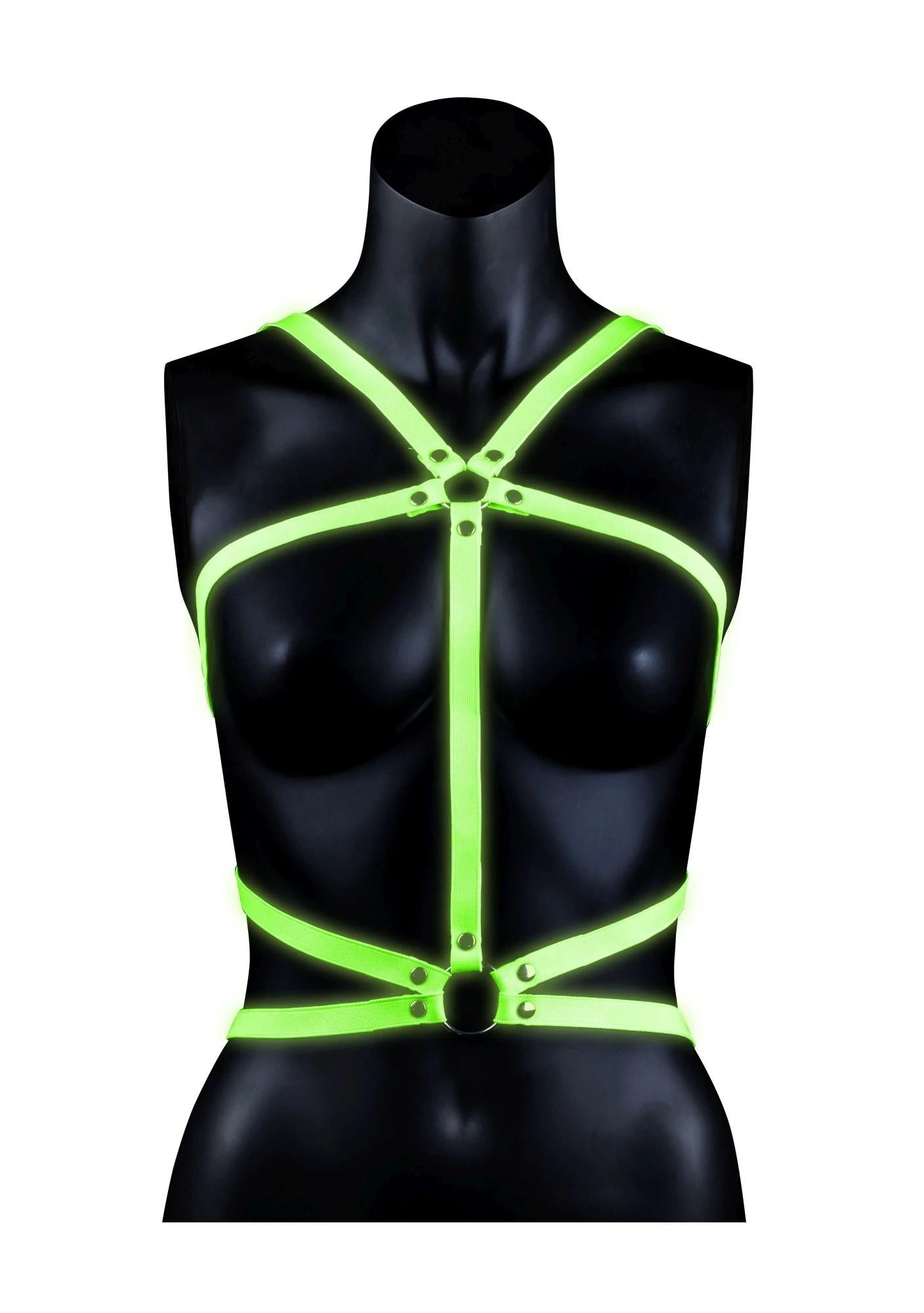 Harnais pour le corps - Luminescent - Vert fluo/Noir - L/XL