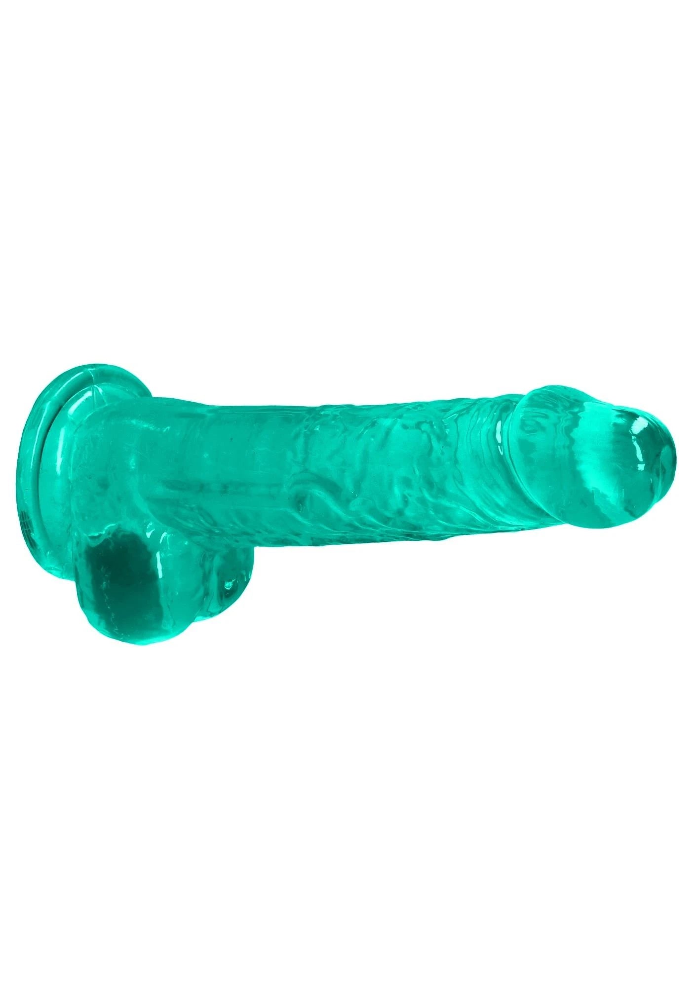 Gode réaliste avec testicules - 8"/21 cm