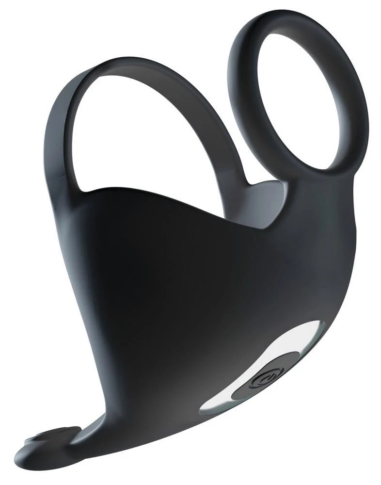 Cock ring with RC ball massager