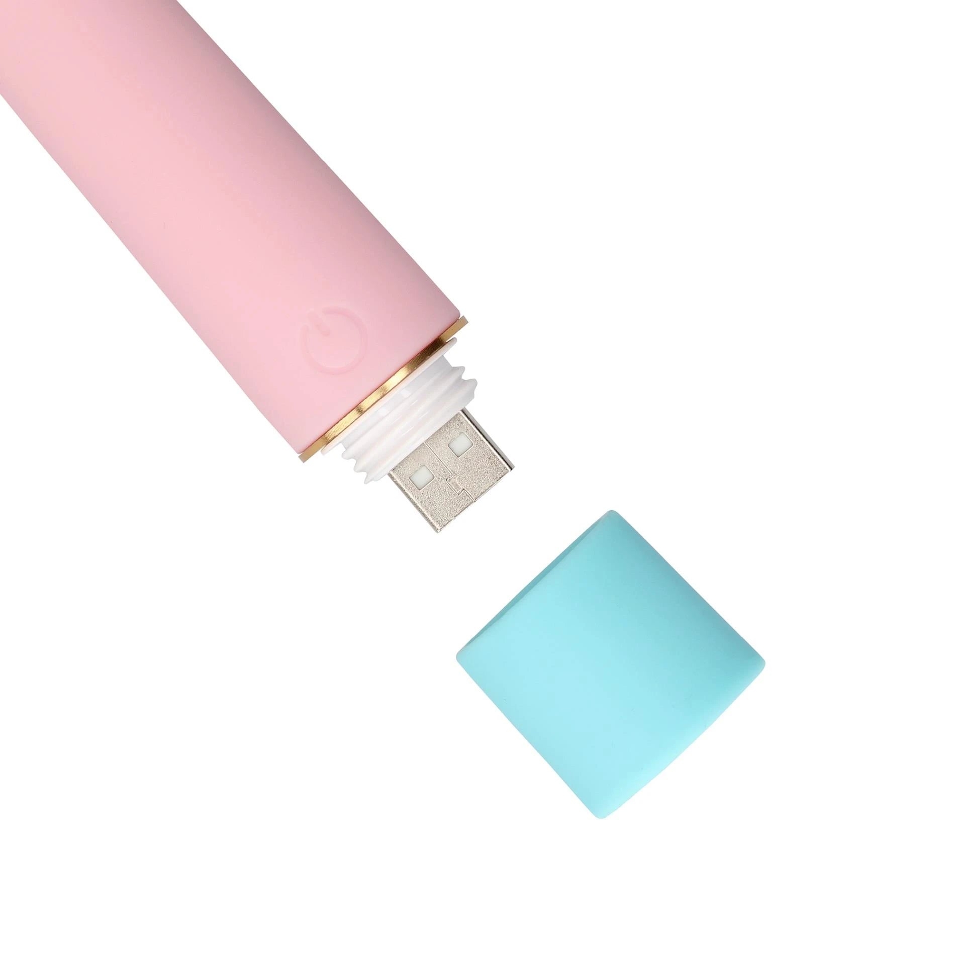 Mini Rabbit Vibrator with USB Charger - Cherry Chiffon