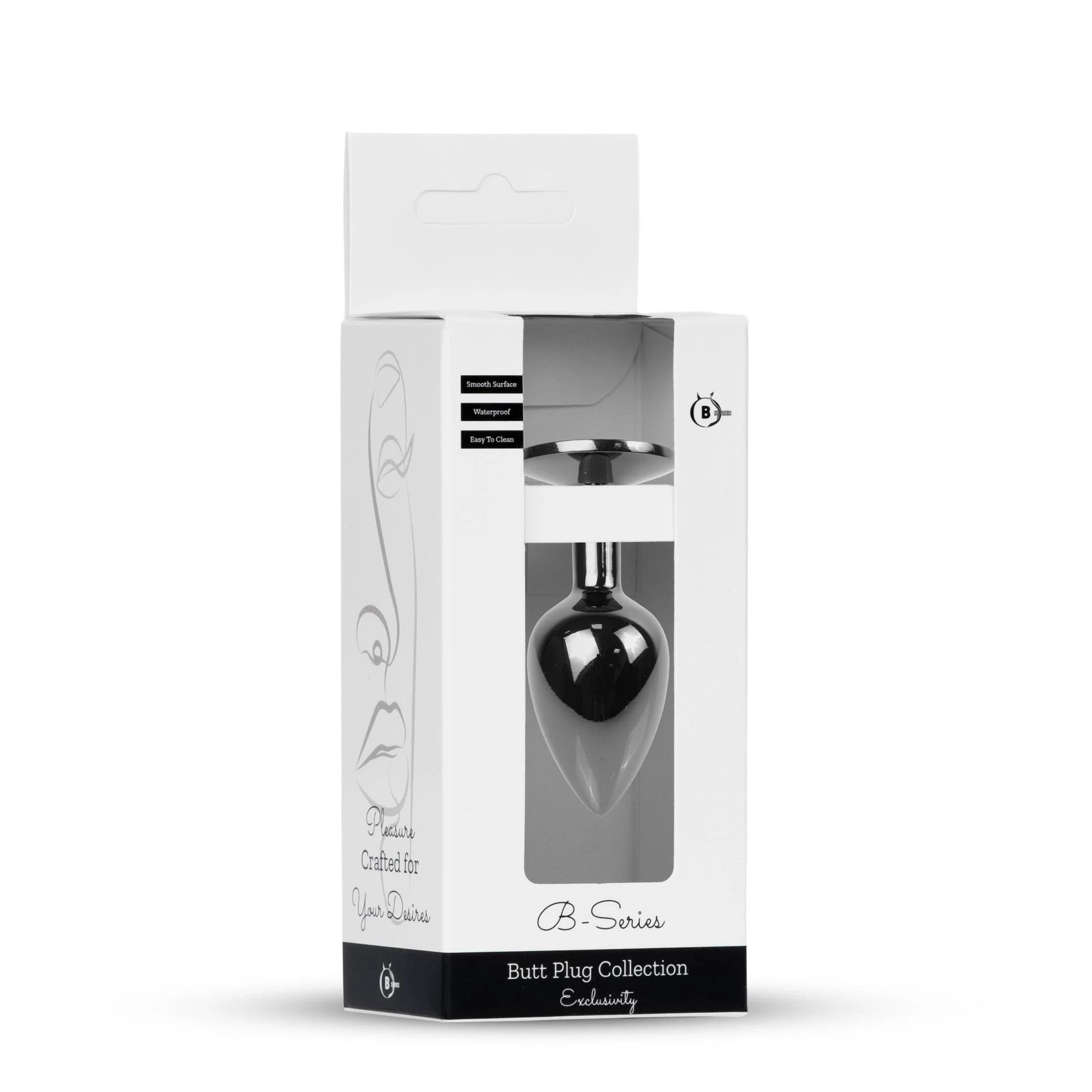 Plug-Jewellery Dark Silver PLUG- Dark Blue