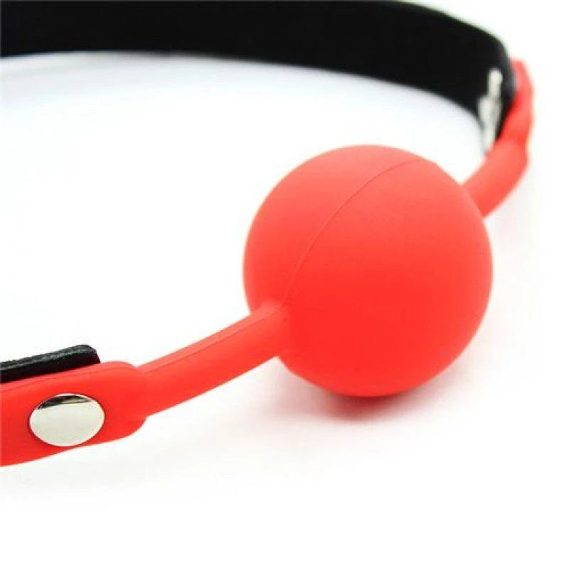Ball Gag + Block (red)