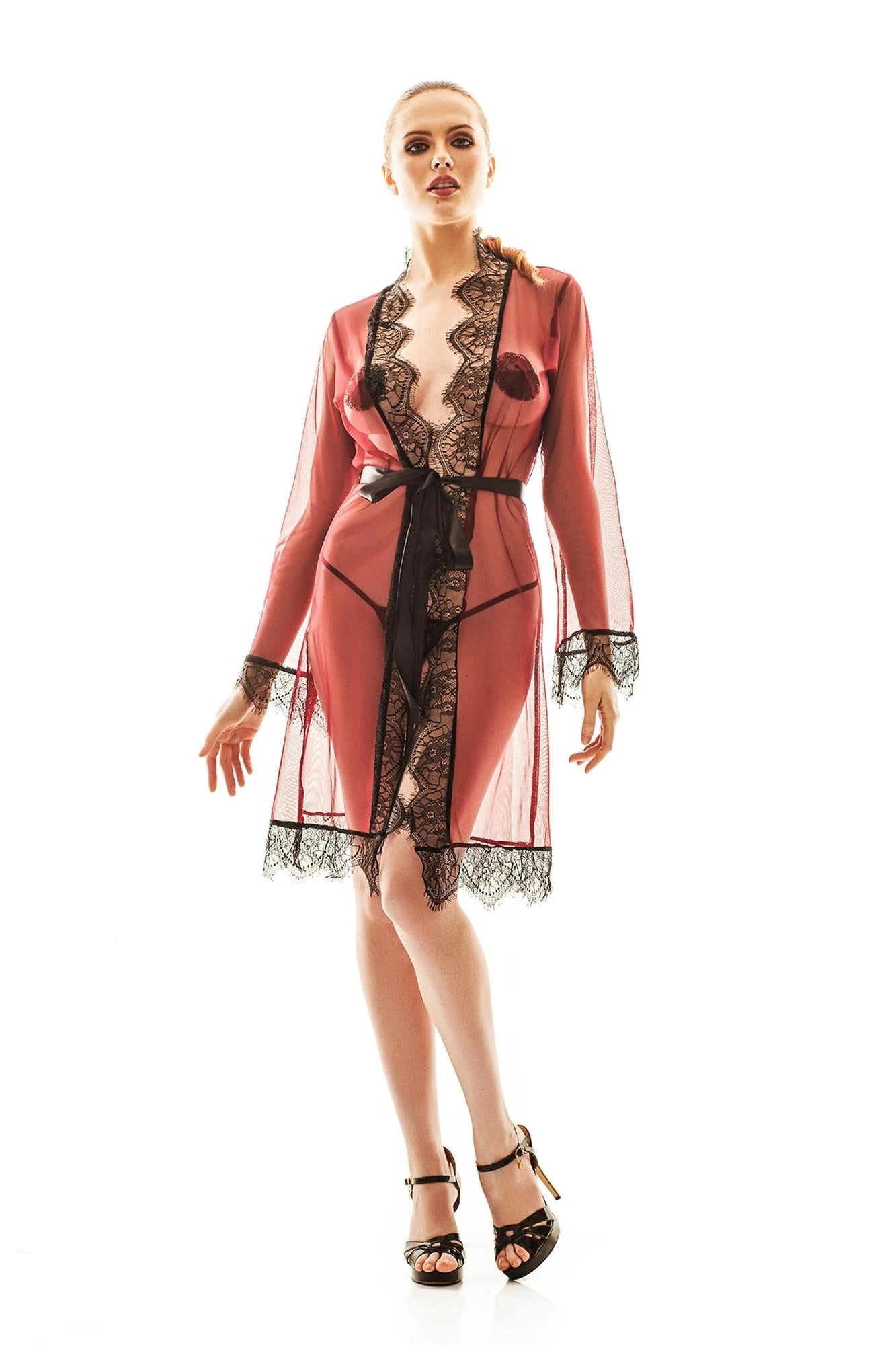 Lingerie- Florella S/M (Peignoir + string)