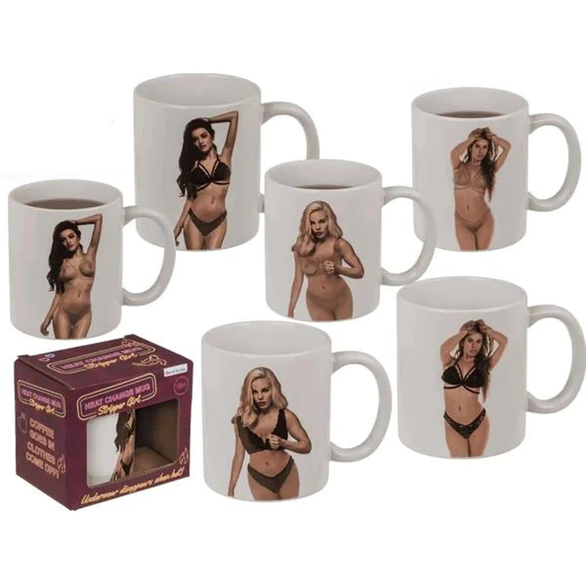 Kubek striptis dziewczyna efekt termiczny 350ml kamikonka