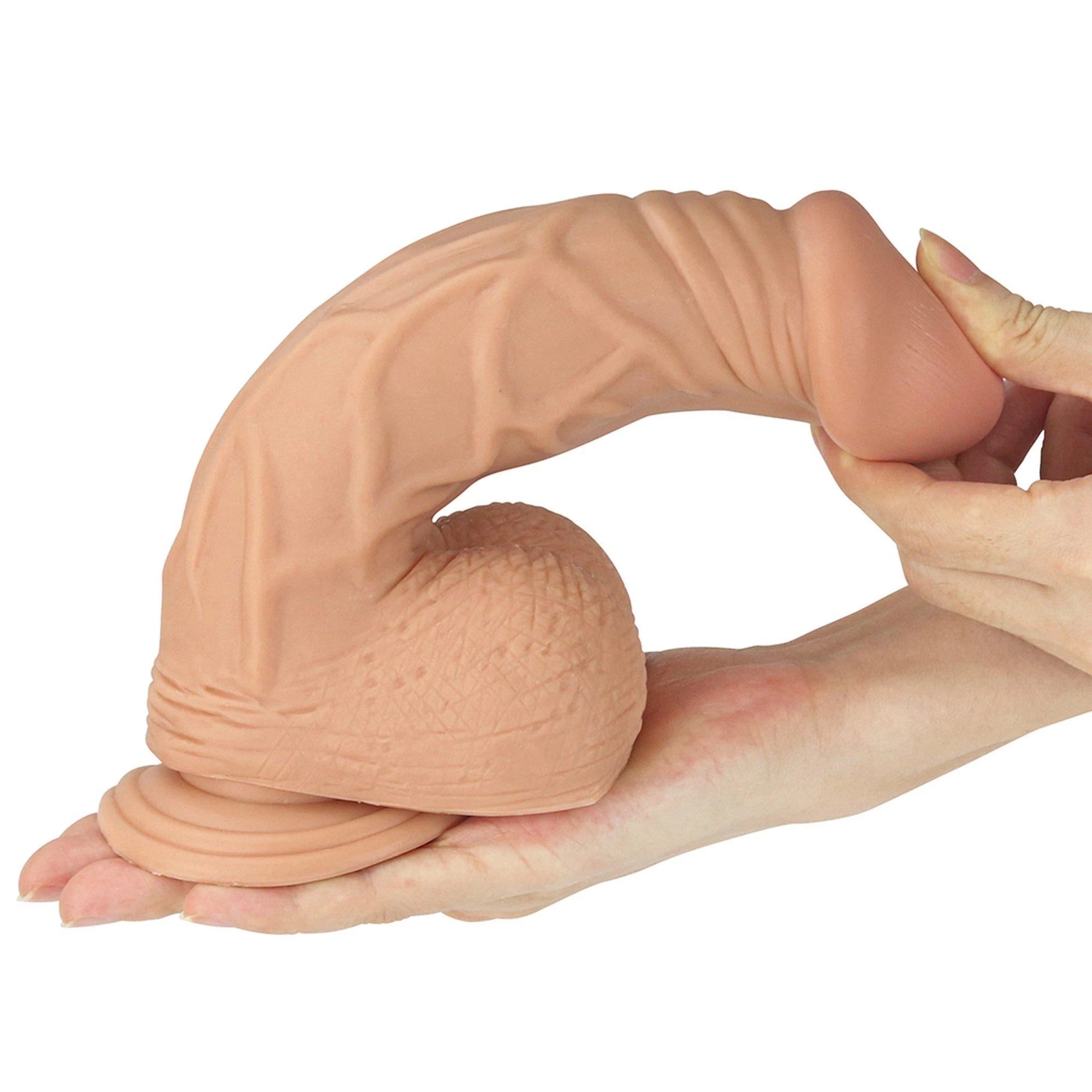 9″ Real Extreme Dildo Flesh