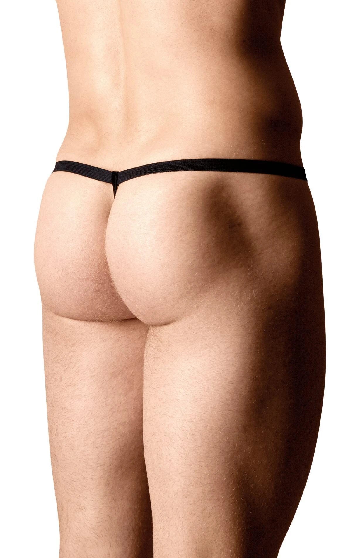 Men's Thong 4527 - black OneSize