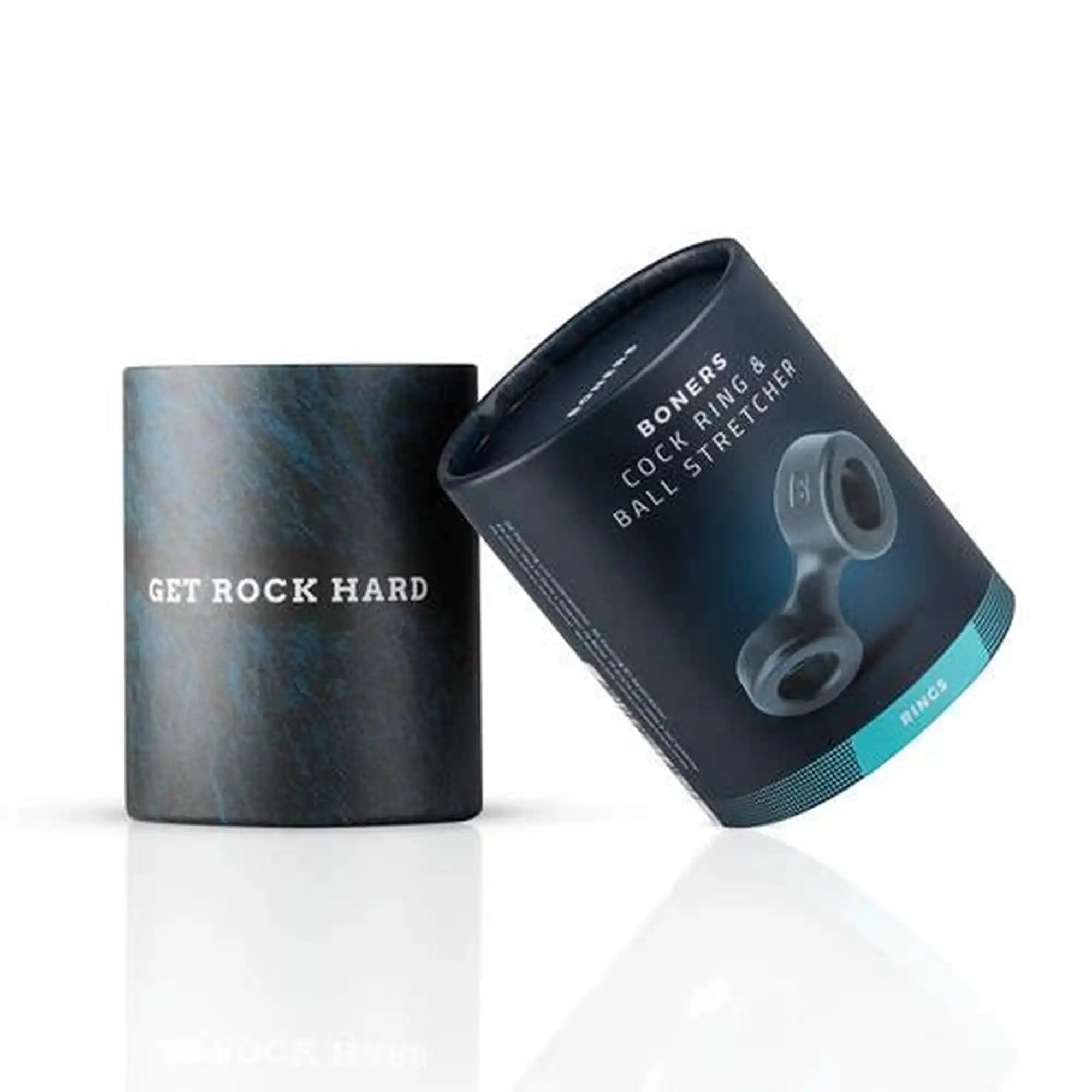 Boners Cock Ring et Anneau de Coq Élargisseur de Bourse - Gris