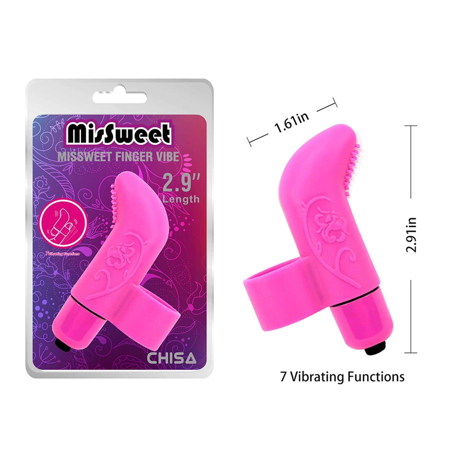 MisSweet Finger Vibe-Rose