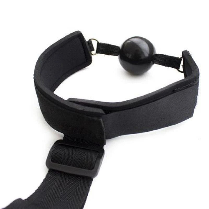 Restraint Bondage Back Restraint+gag black