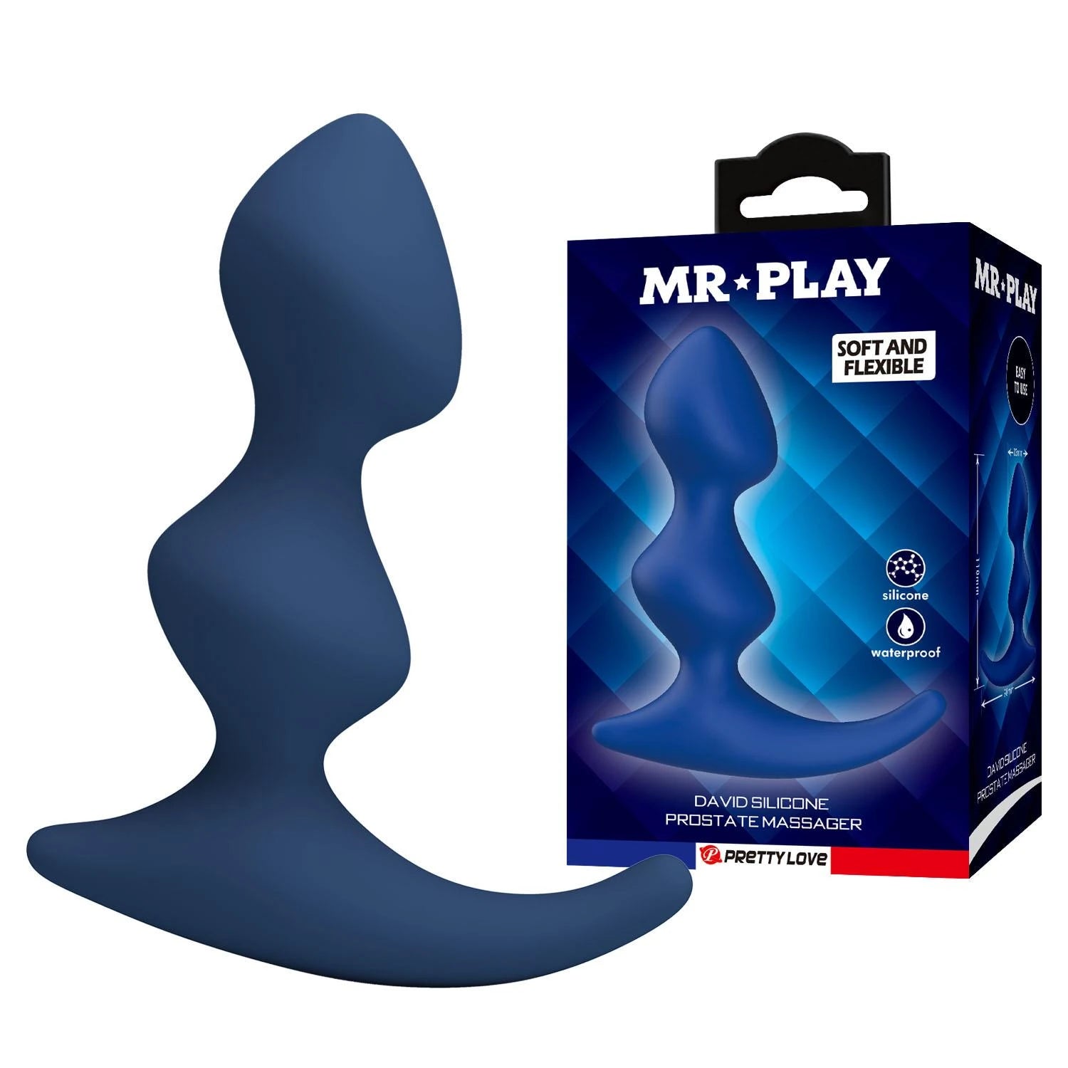 M. Play David Masseur de prostate en silicone